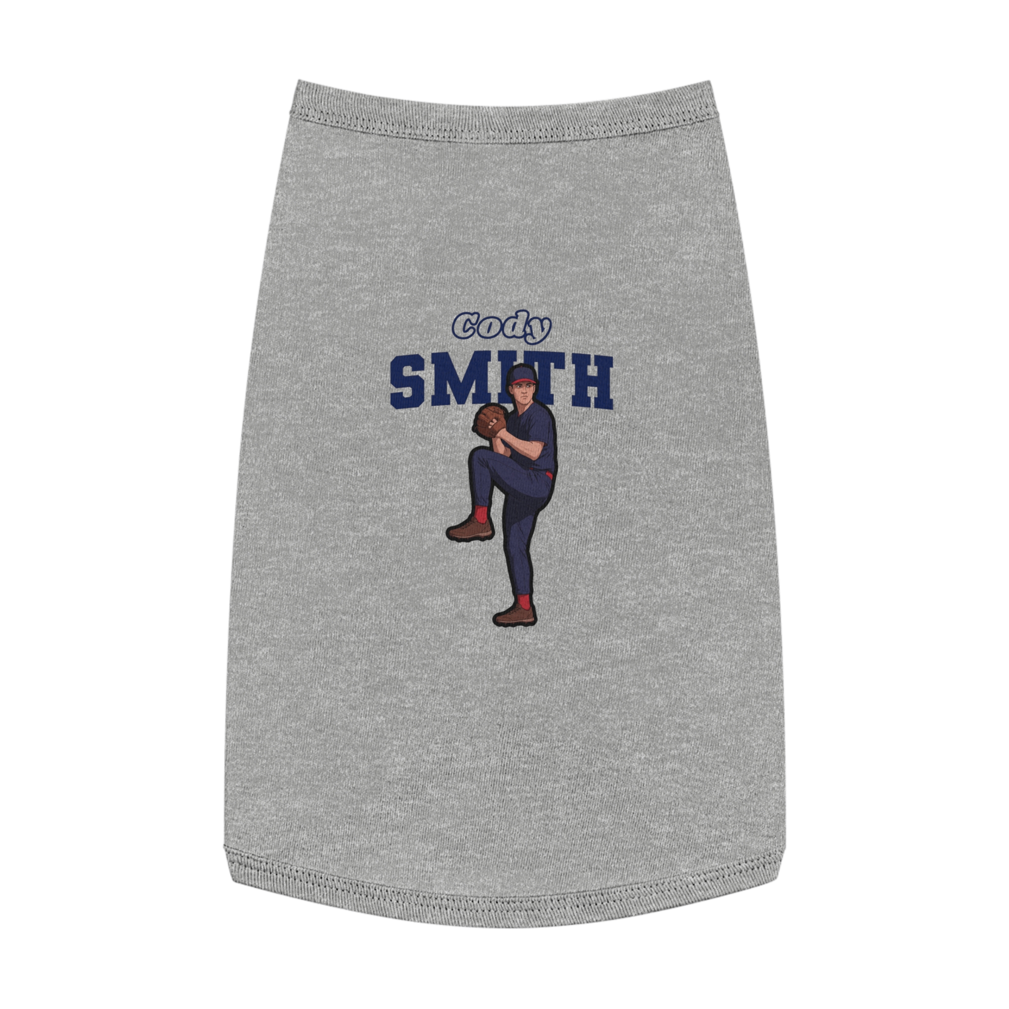 Pet Tank Top — character_name_arch in White