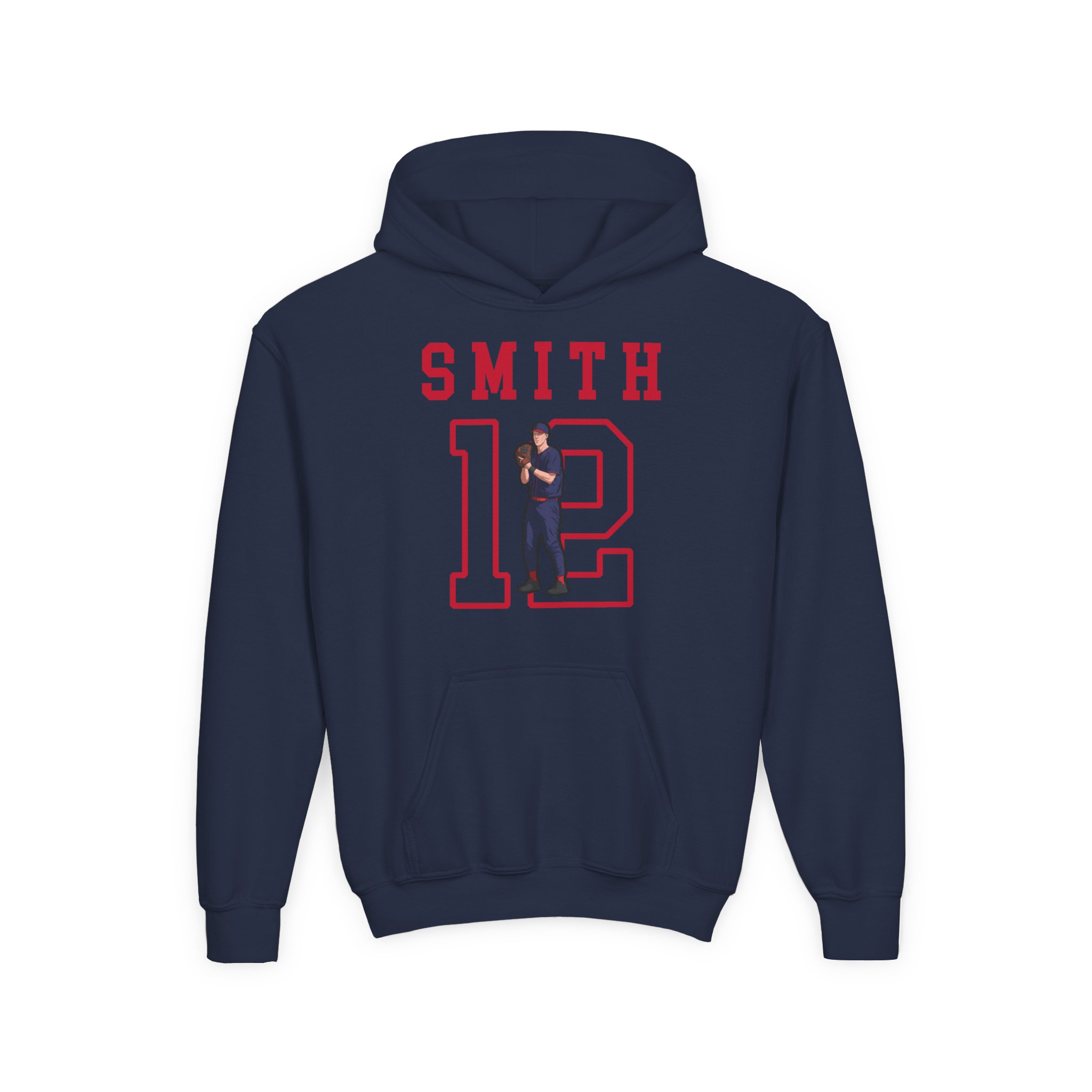 Youth Hoodie — character_shirsey in Navy