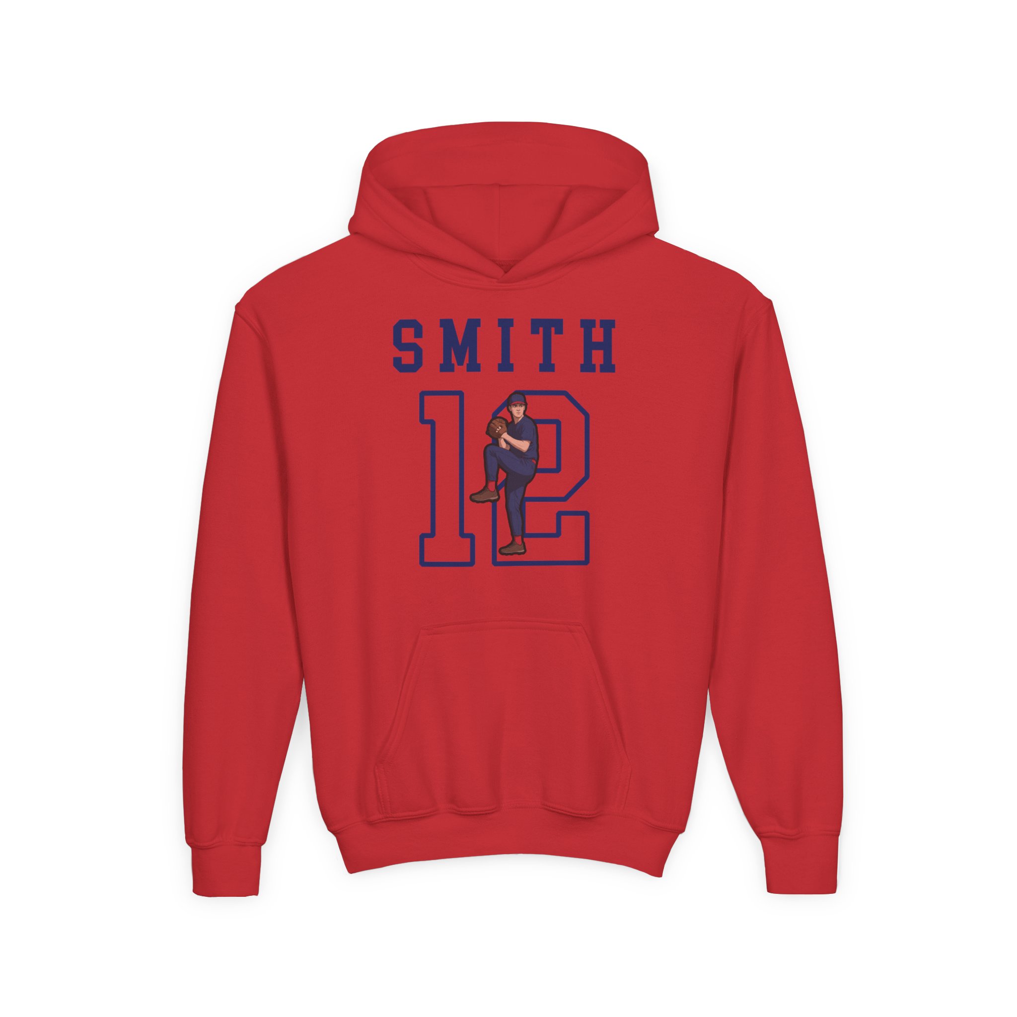 Youth Hoodie — character_shirsey in Red