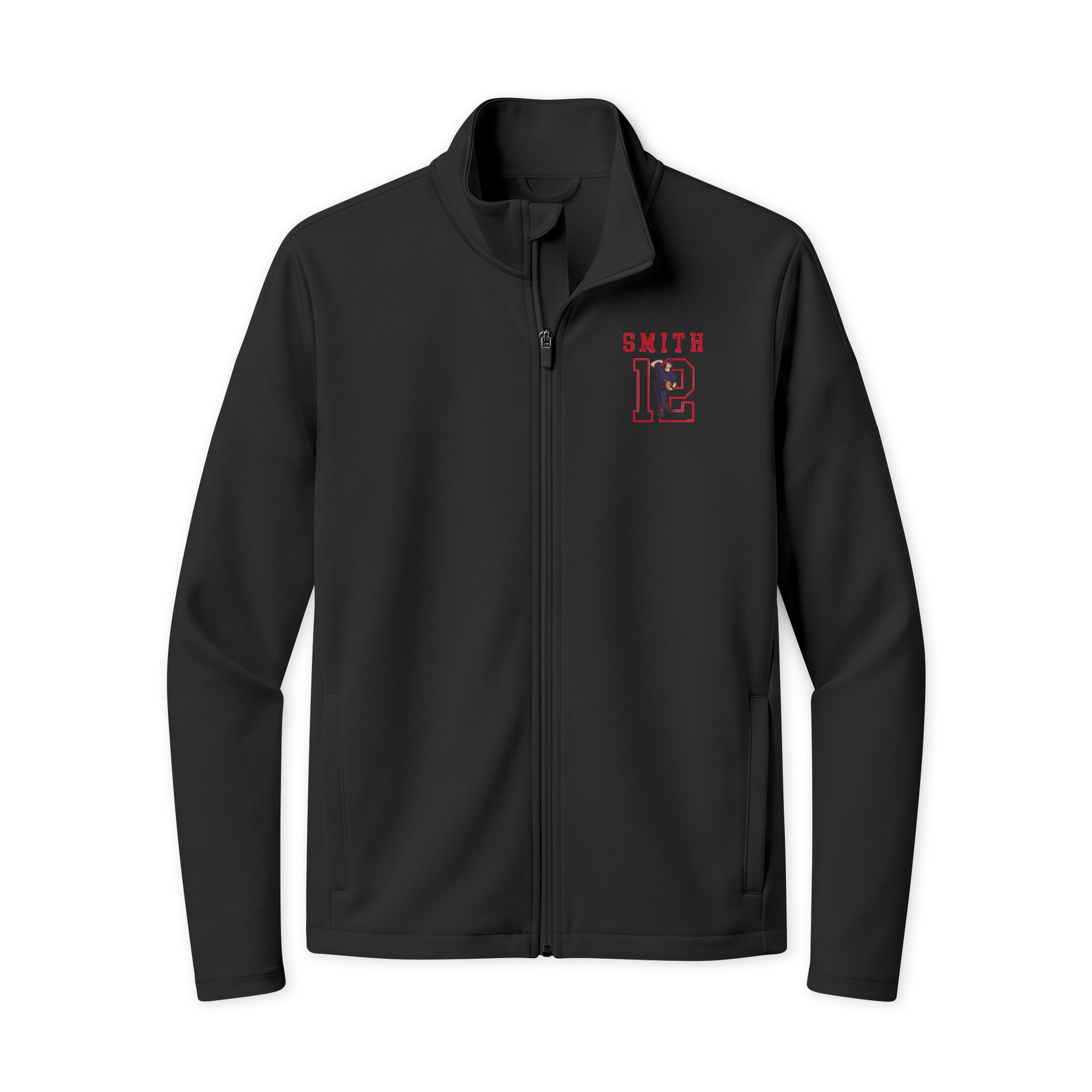 Travel Full-Zip Jacket — character_shirsey in Black/ Black