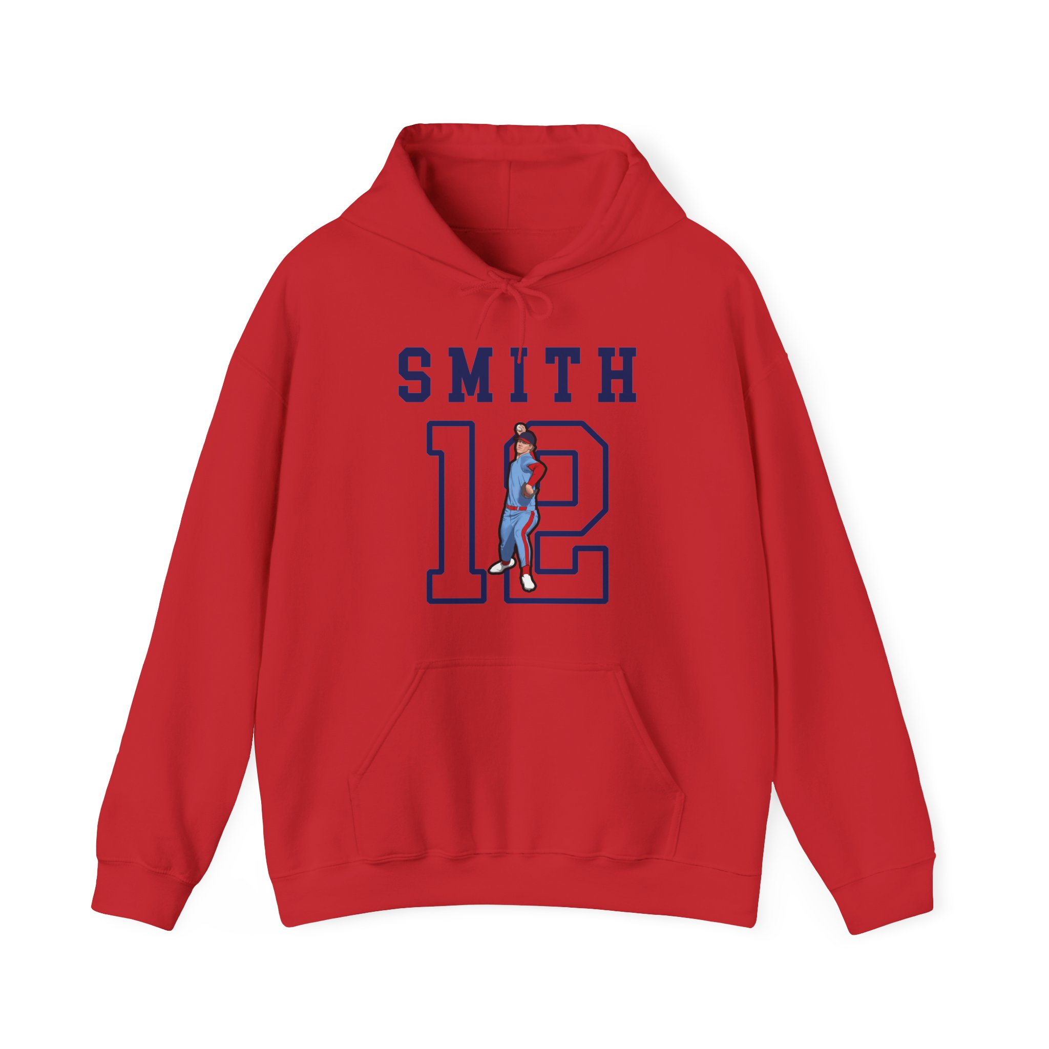 Hoodie — character_shirsey in Red