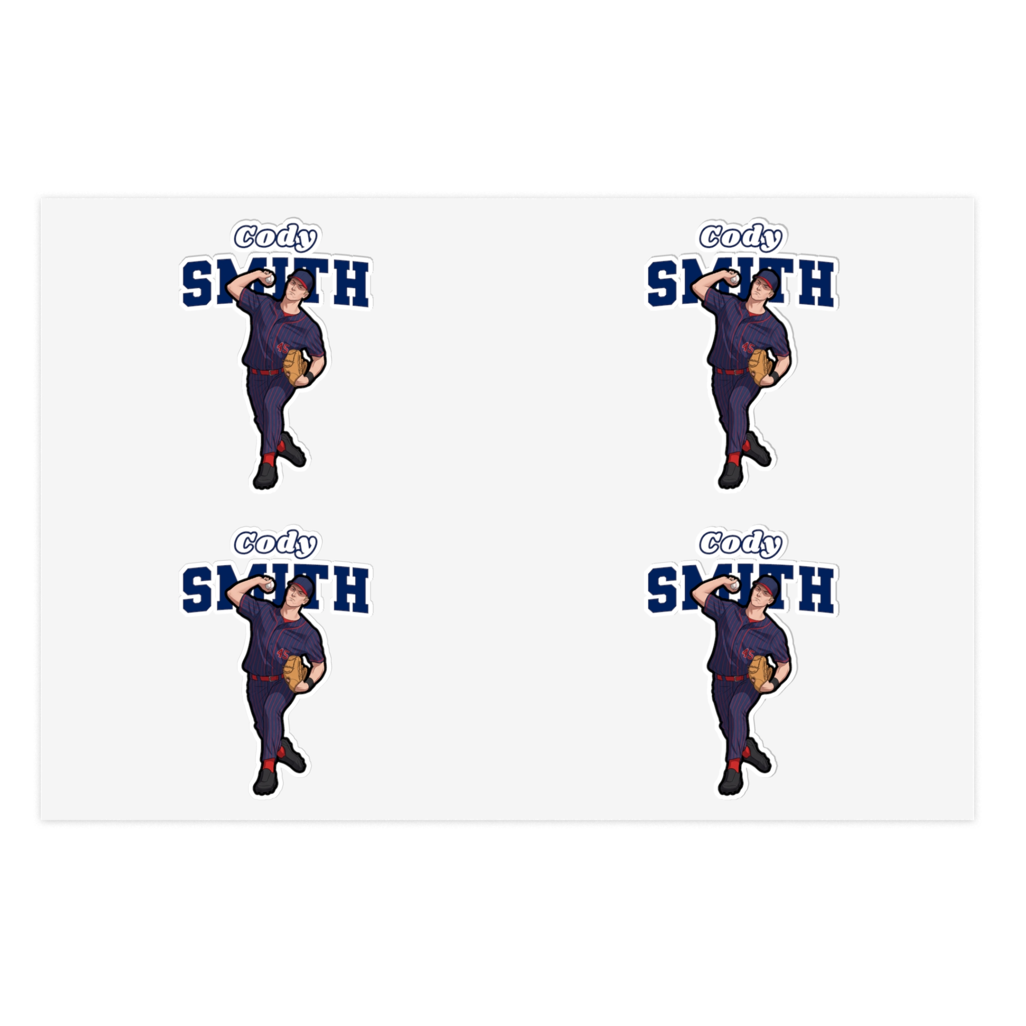 Sticker Sheet — character_name_arch in Classic