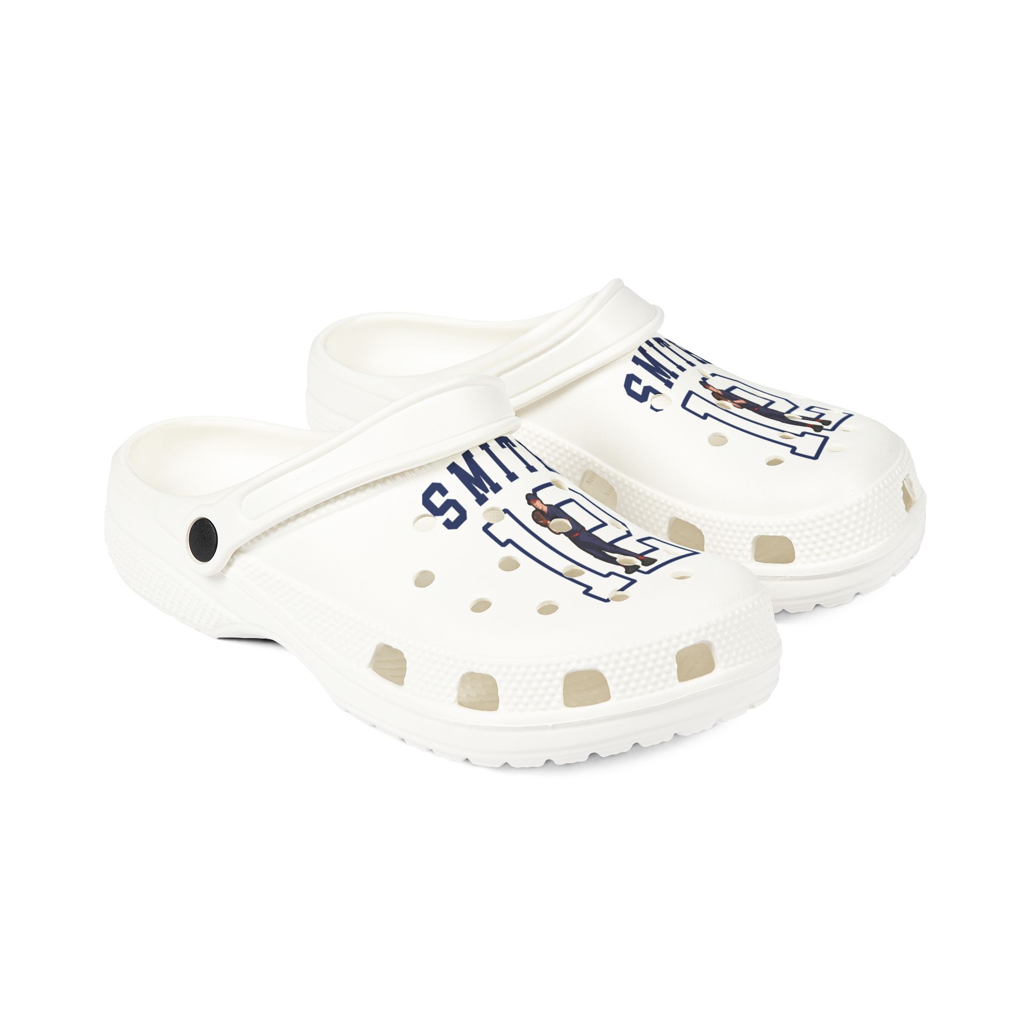 Rubber Clogs — character_shirsey in White