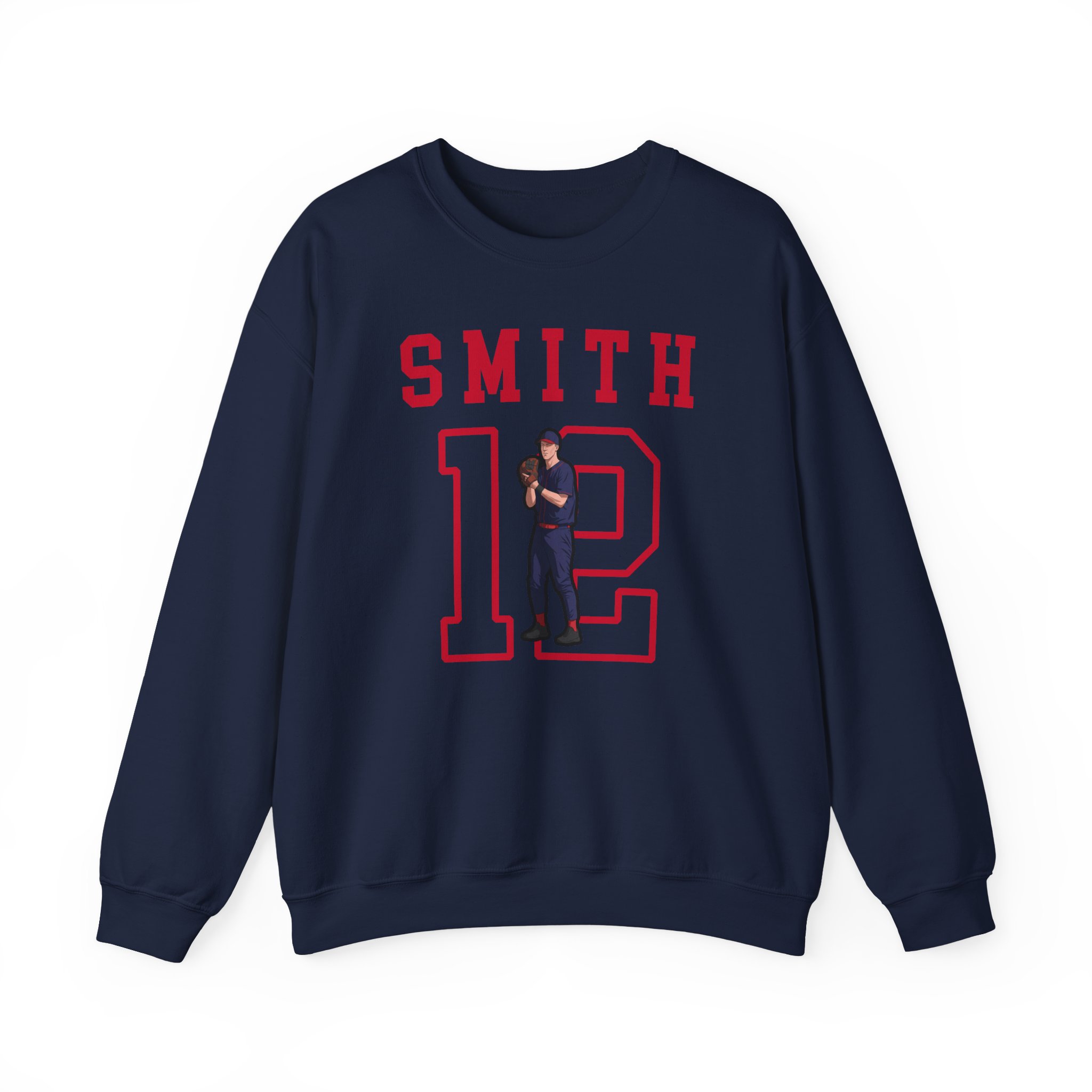 Crewneck Sweatshirt — character_shirsey in Navy