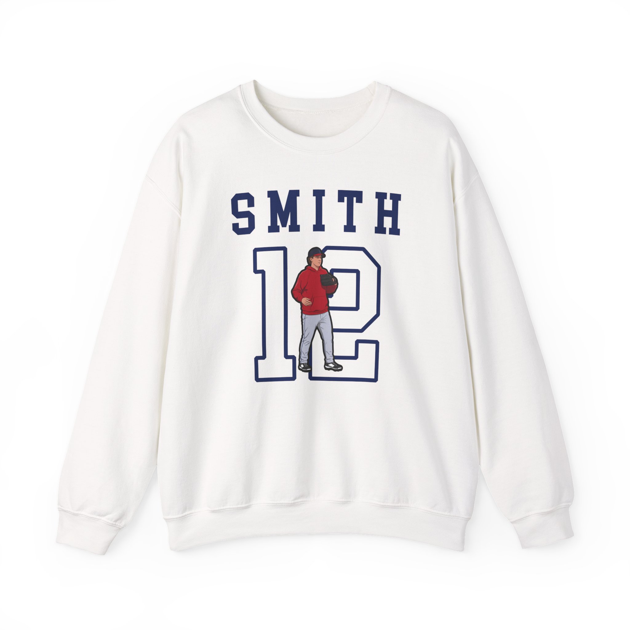 Crewneck Sweatshirt — character_shirsey in White