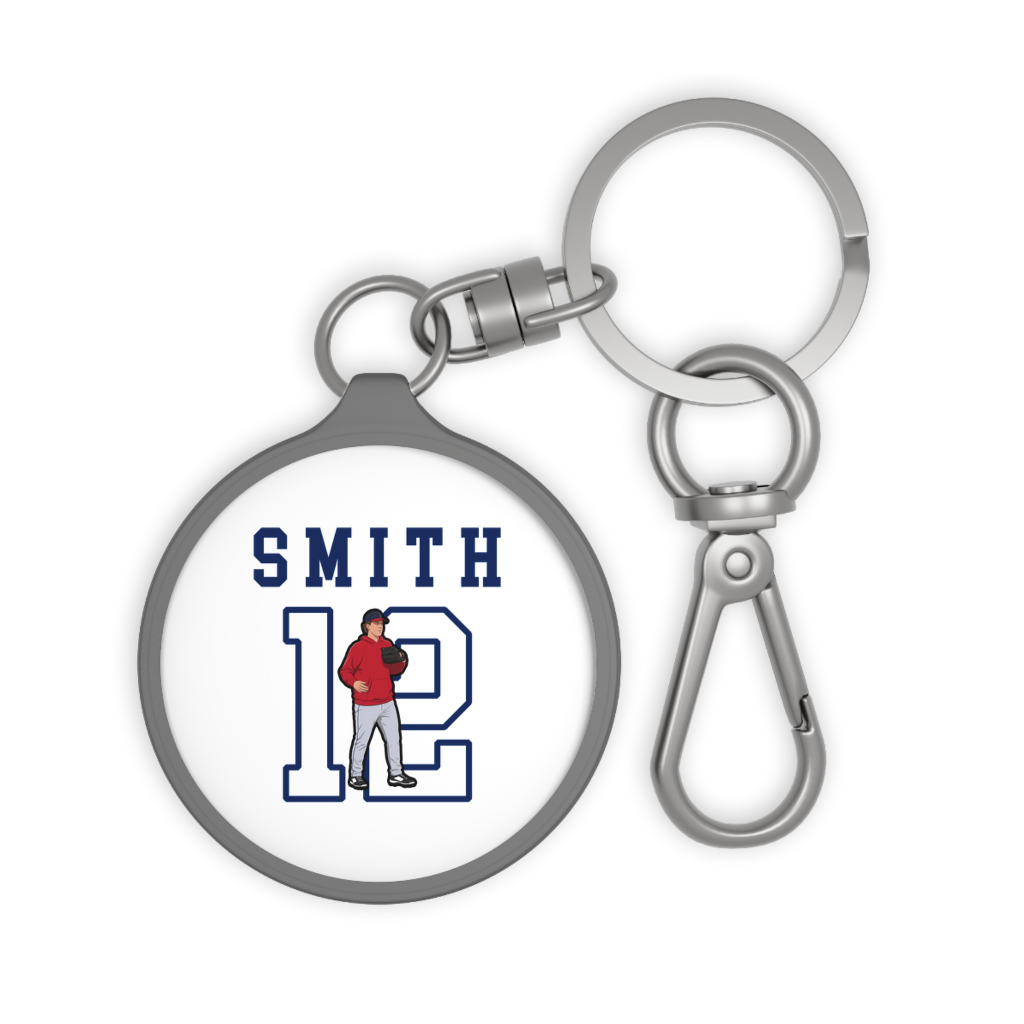 Keychain — character_shirsey in Grey