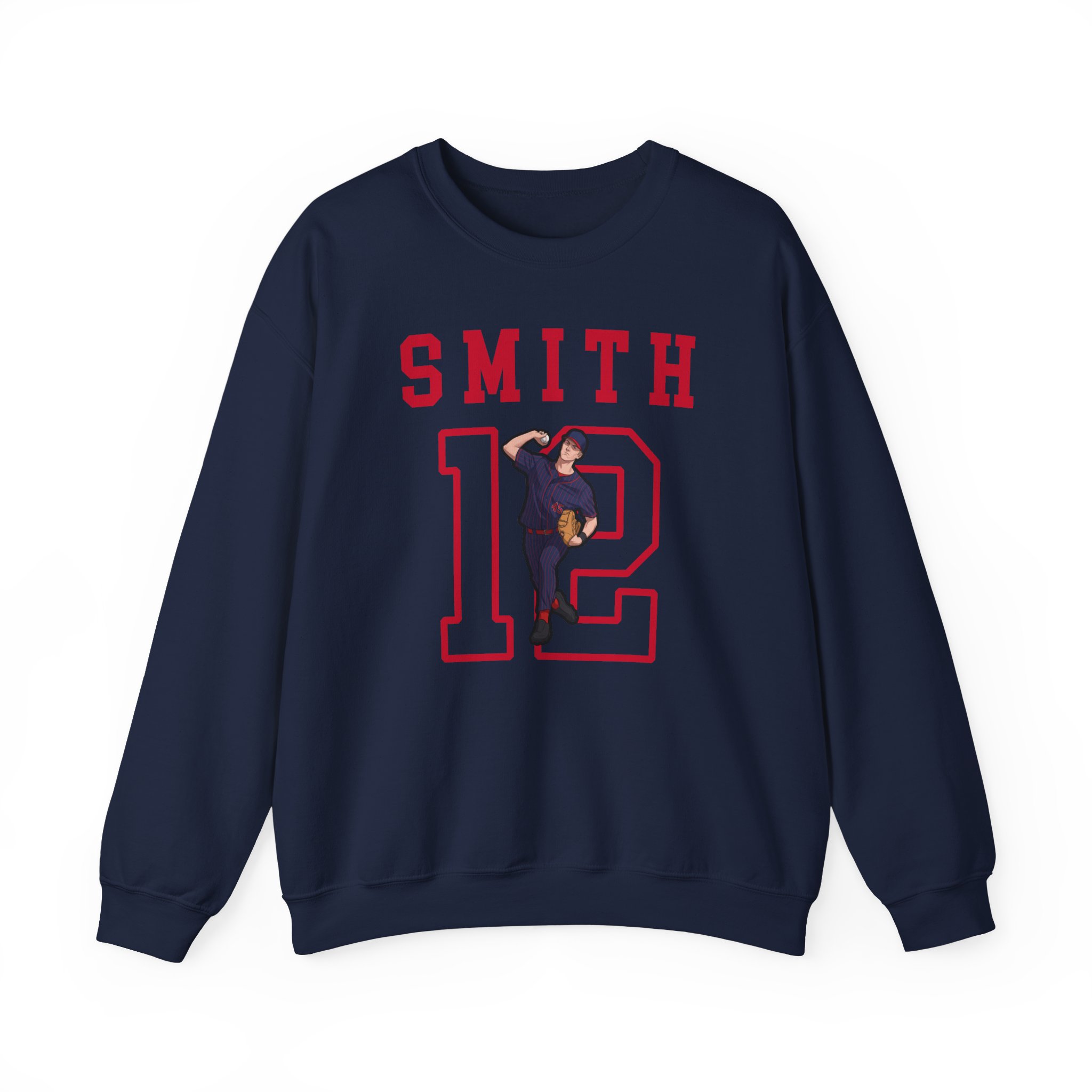 Crewneck Sweatshirt — character_shirsey in Navy
