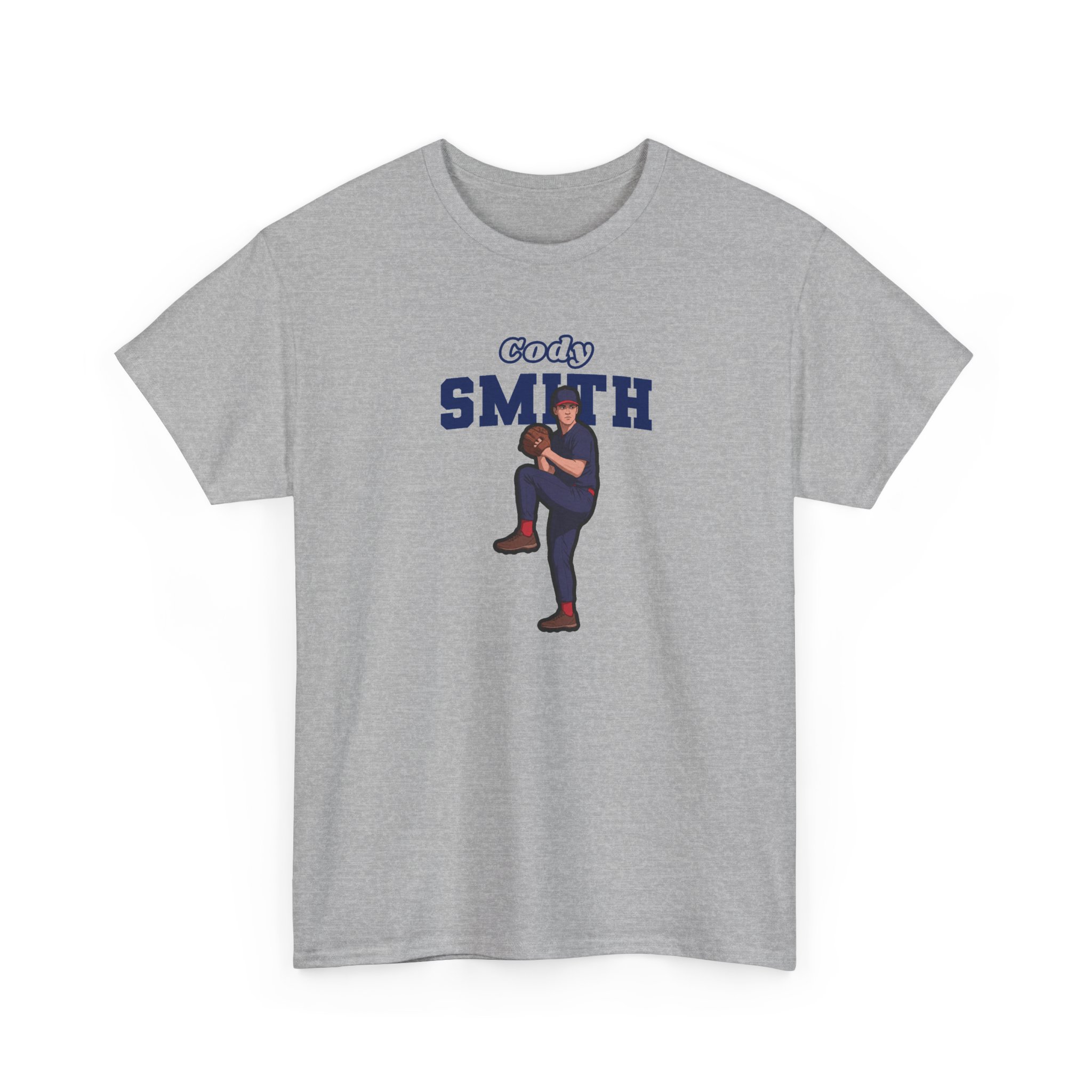 Tee — character_name_arch in Grey