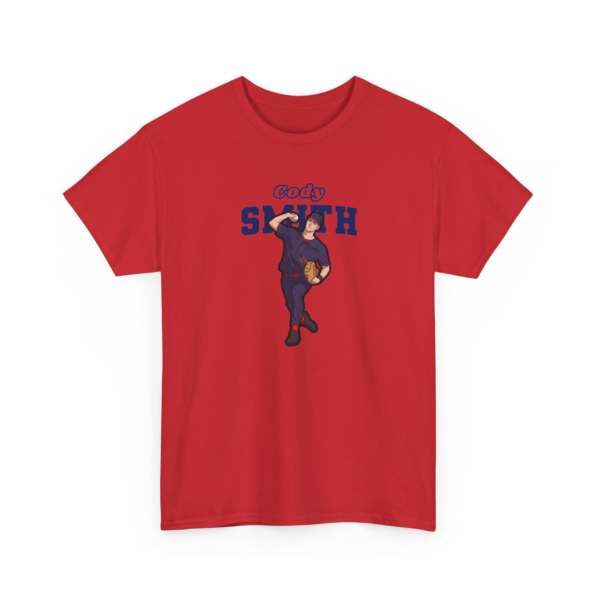 Tee — character_name_arch in Red