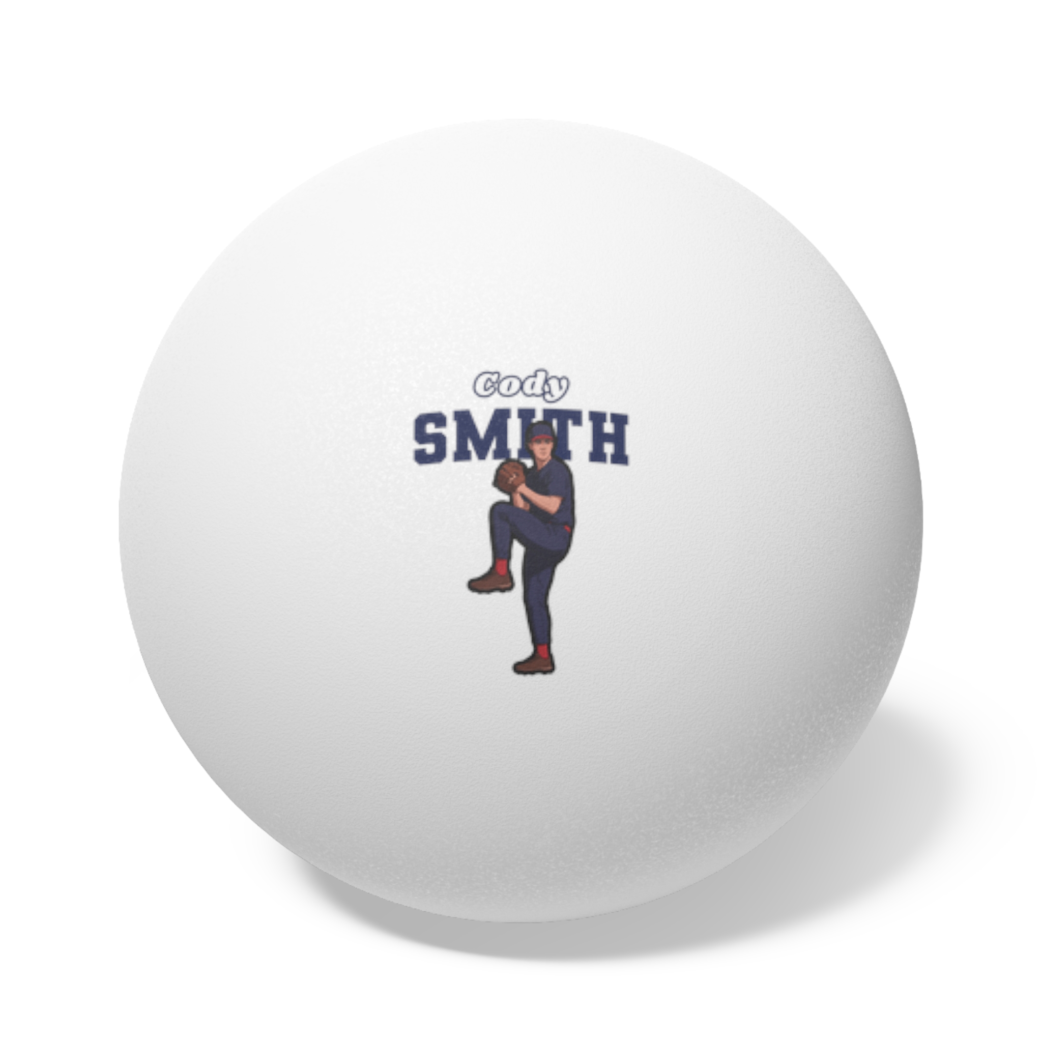 Ping Pong Balls, 6 pcs — character_name_arch in White