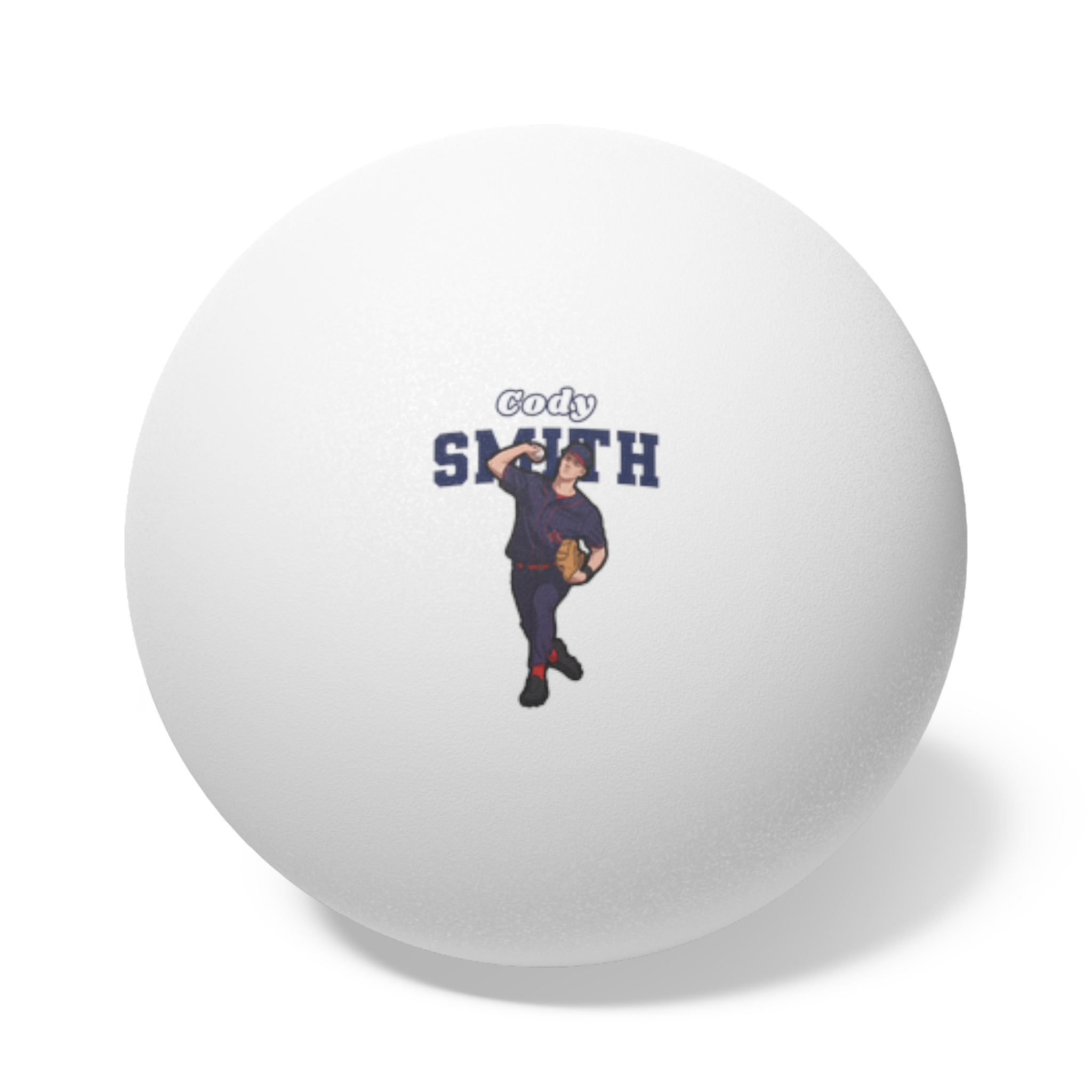 Ping Pong Balls, 6 pcs — character_name_arch in White