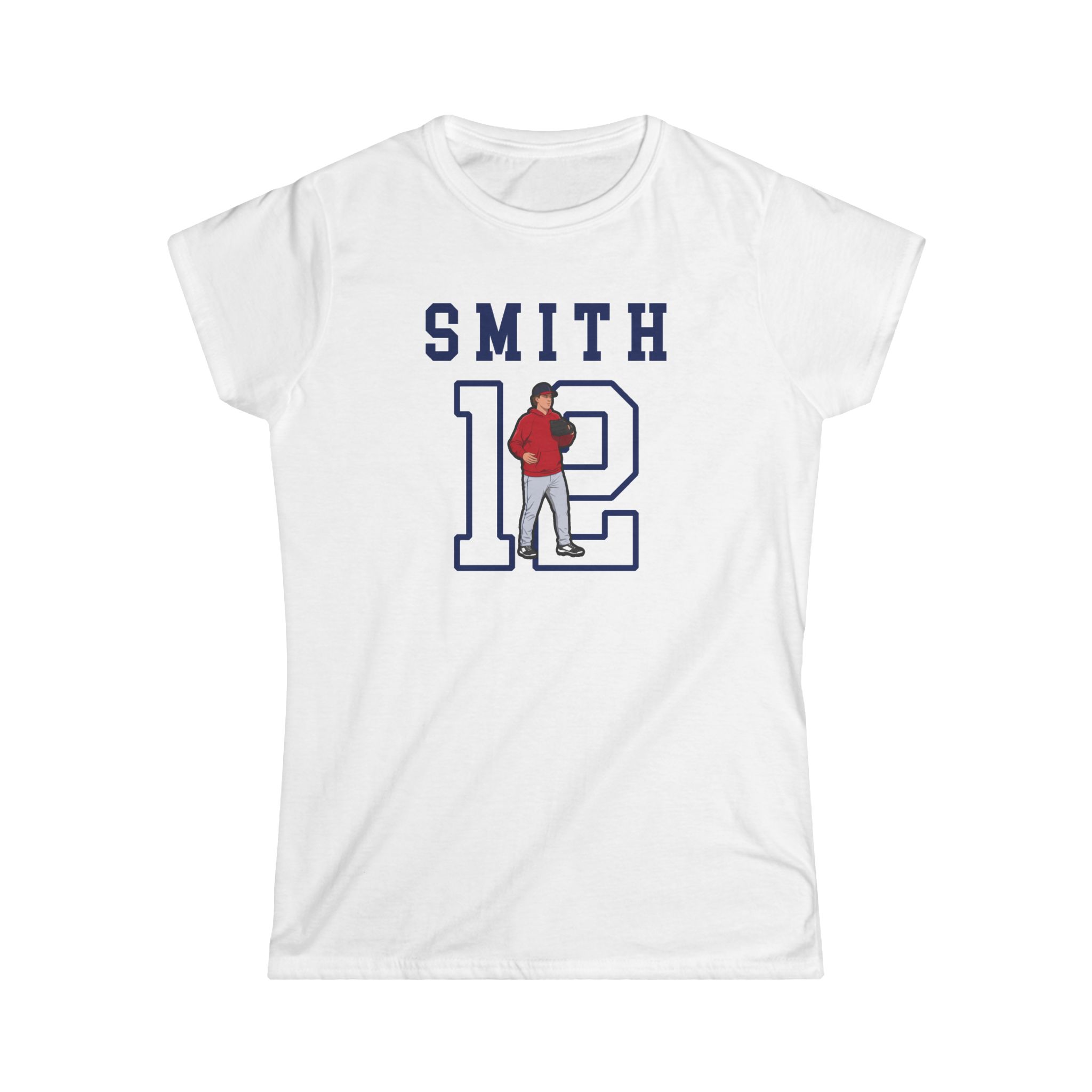 Women's Softstyle Tee — character_shirsey in White