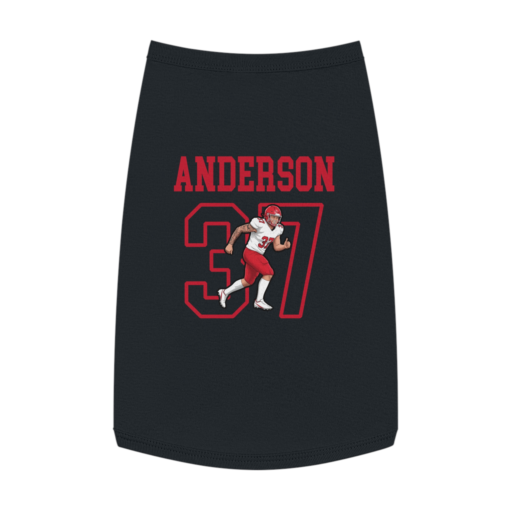 Pet Tank Top — character_shirsey in Black