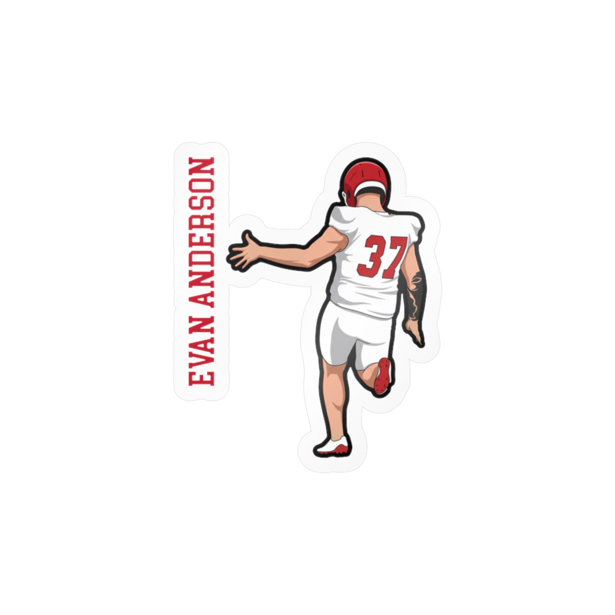 Vinyl Sticker — character_name_vertical in Classic