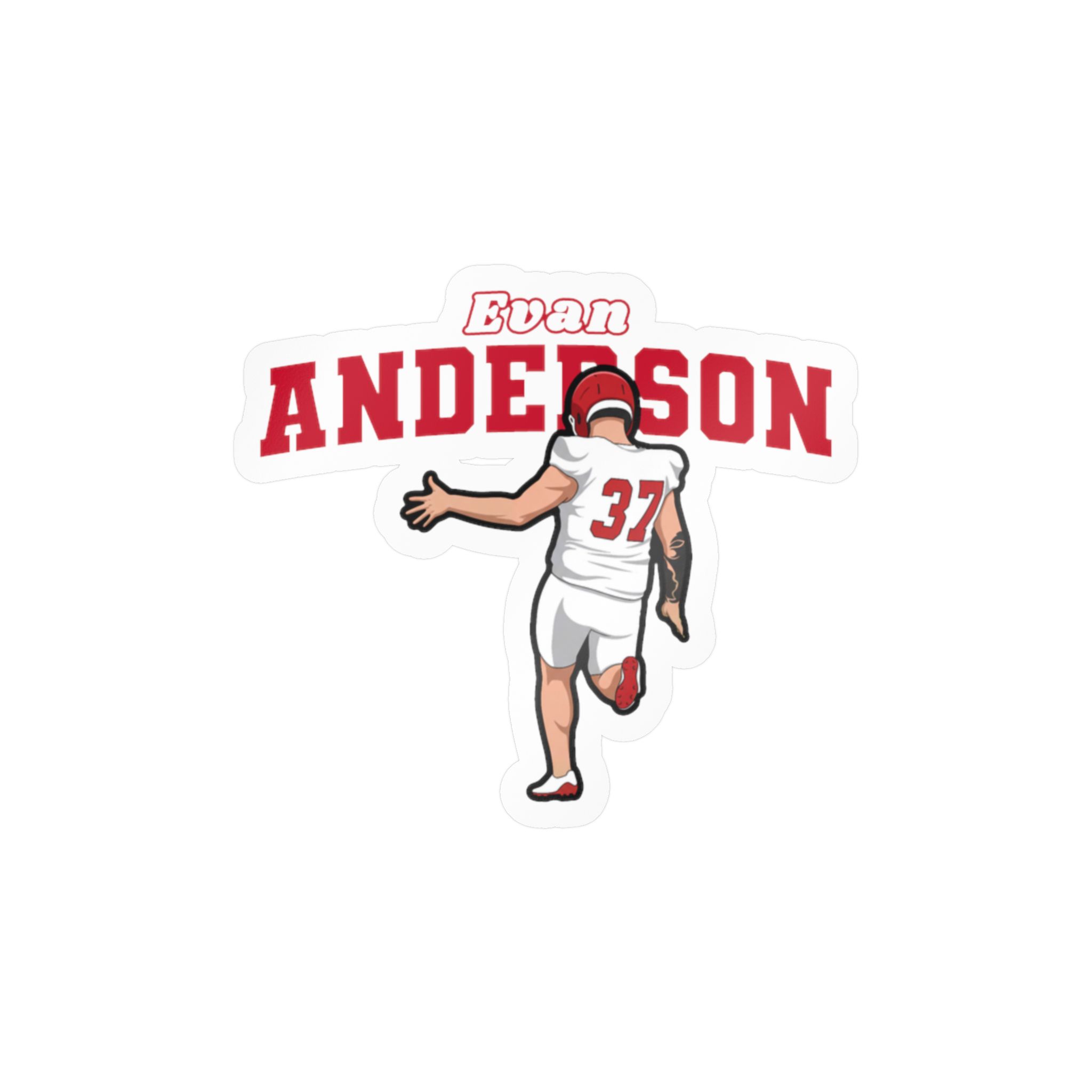 Vinyl Sticker — character_name_arch in Classic