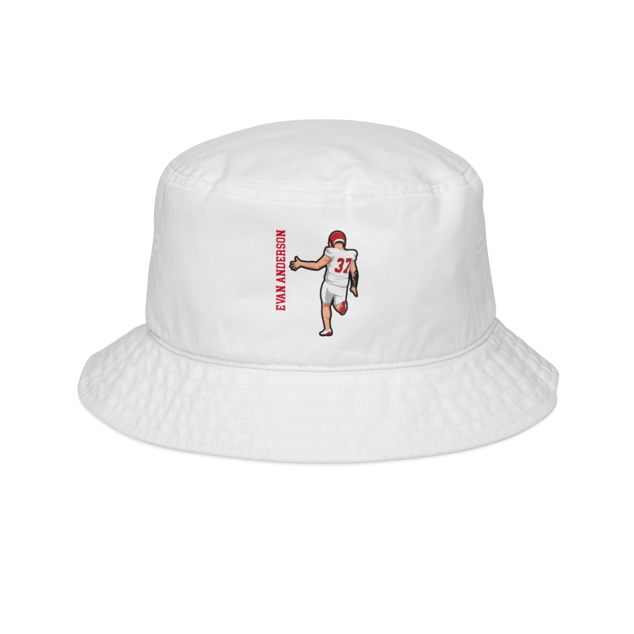 Bucket Hat — character_name_vertical in White