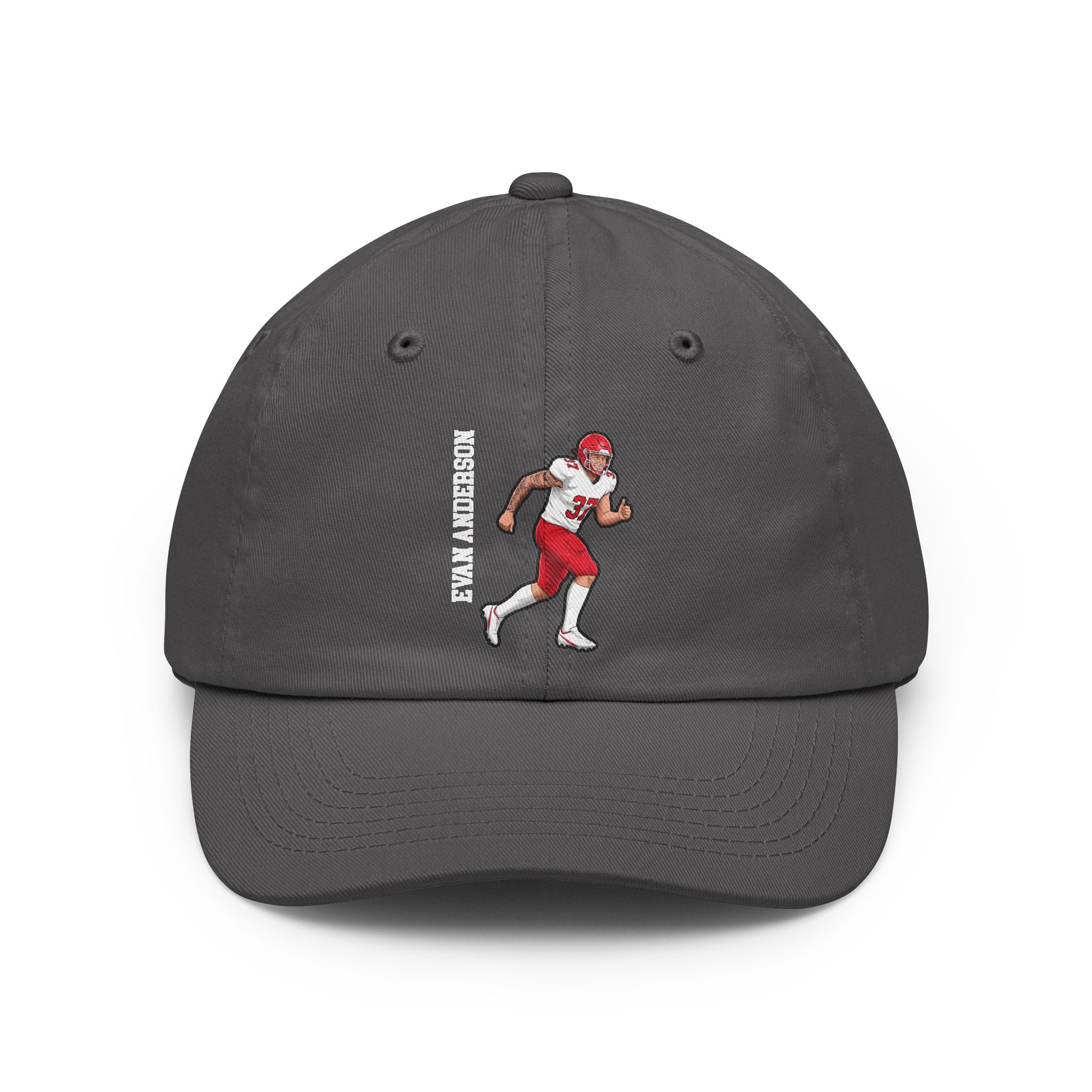 Classic Cap — character_name_vertical in Grey