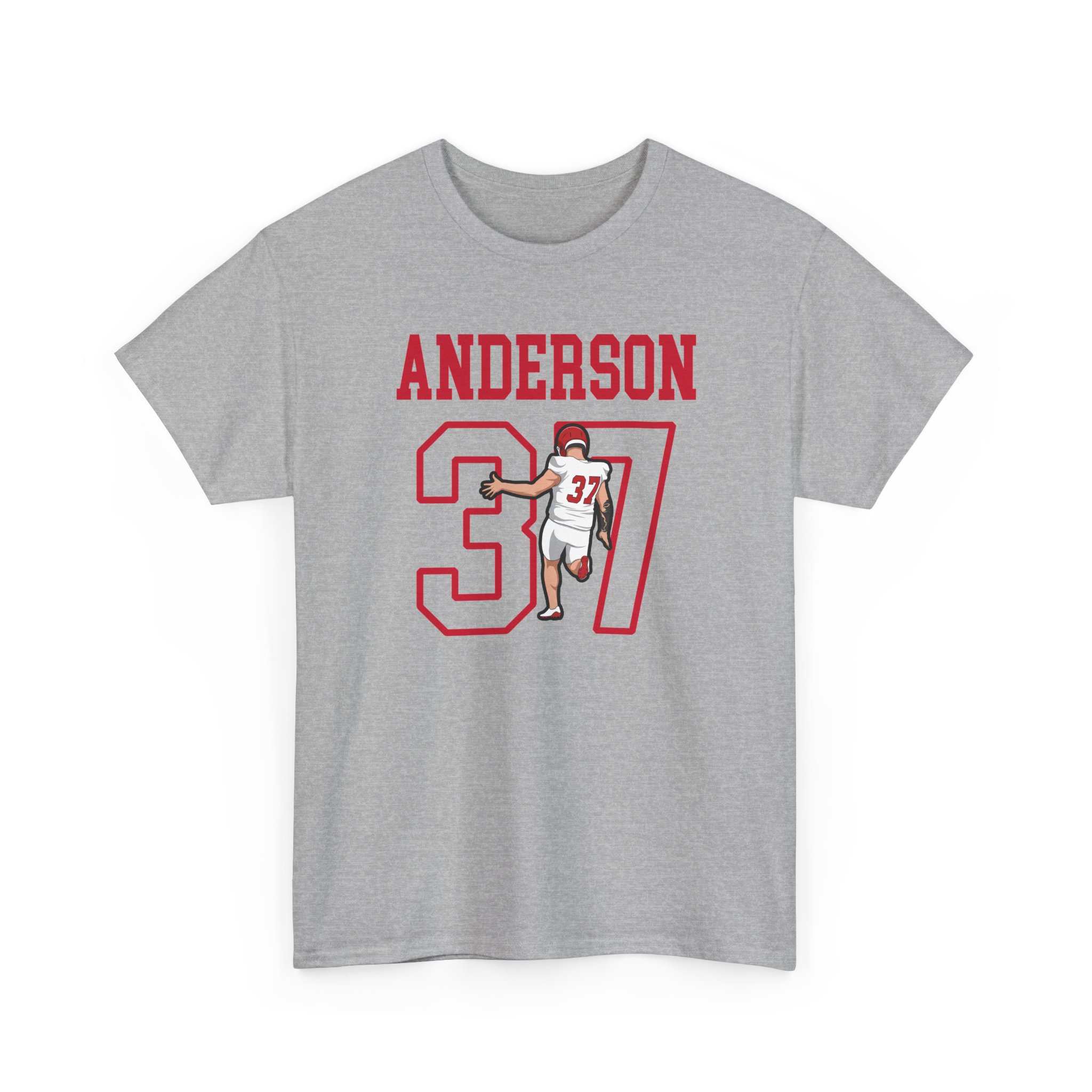 Tee — character_shirsey in Grey
