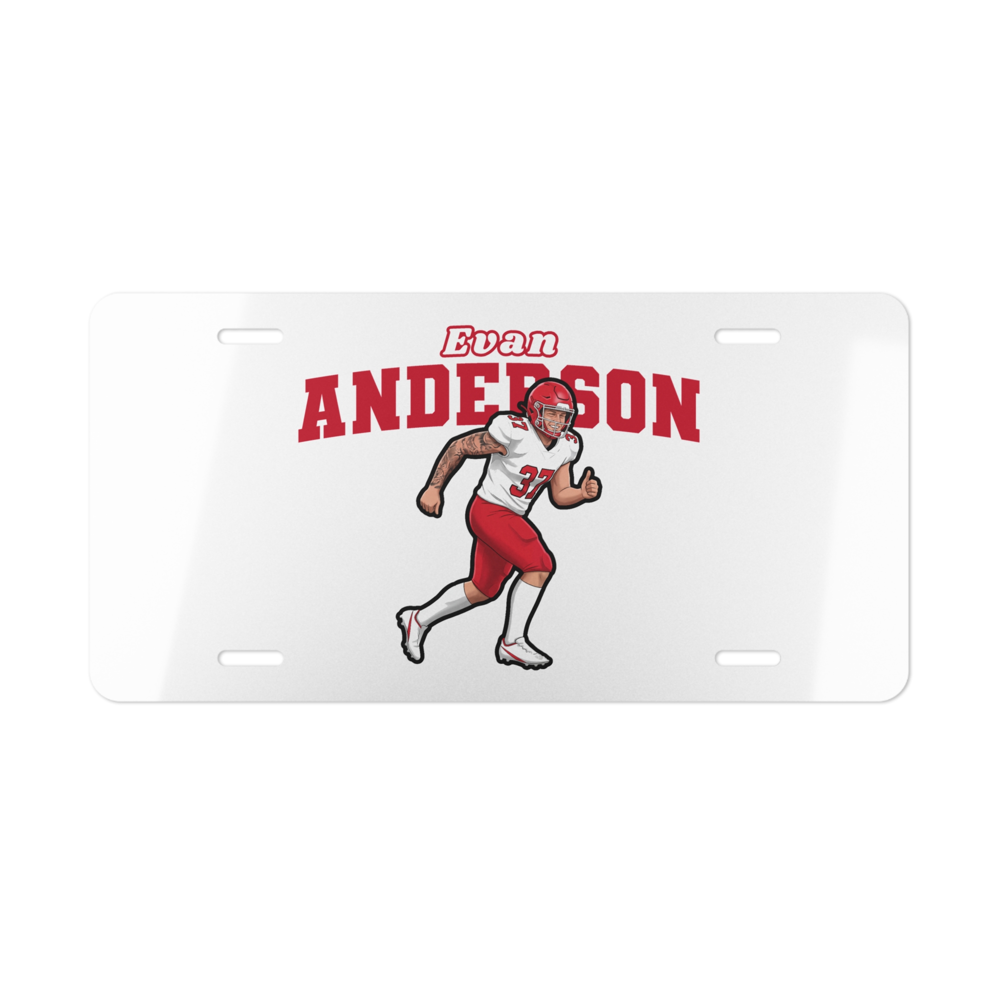 License Plate — character_name_arch in Classic