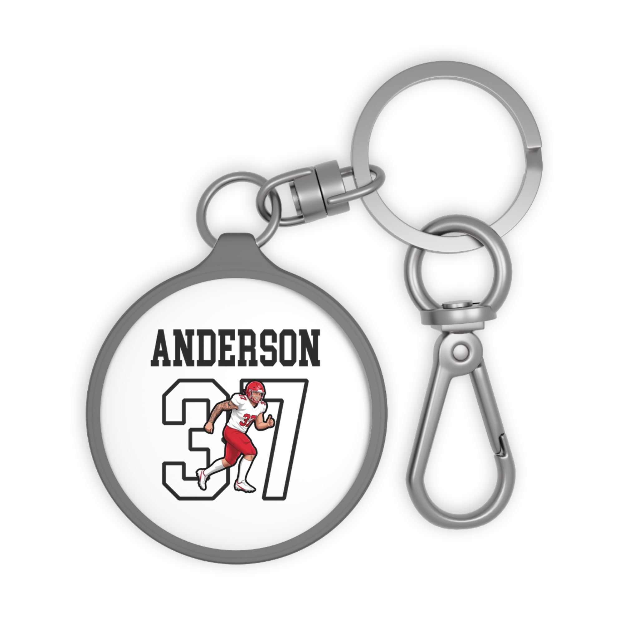 Keychain — character_shirsey in Grey