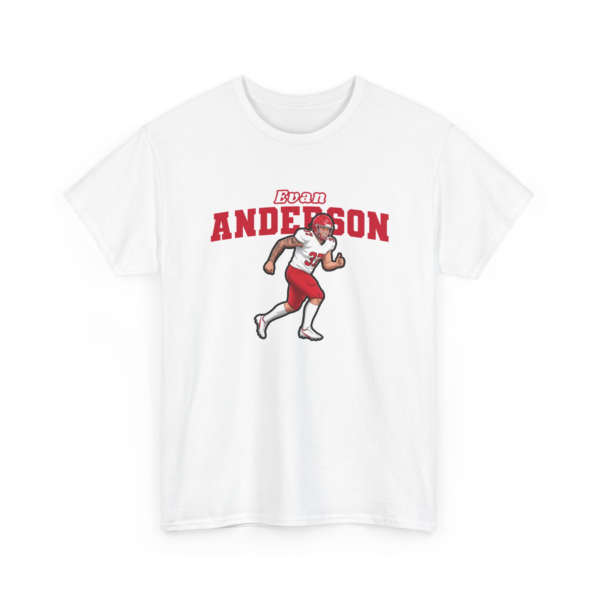 Tee — character_name_arch in White