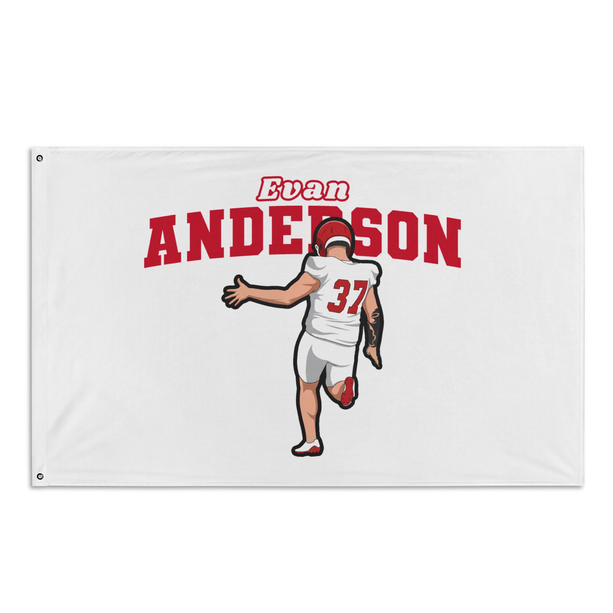 Flag (35 × 56 in) — character_name_arch in Classic