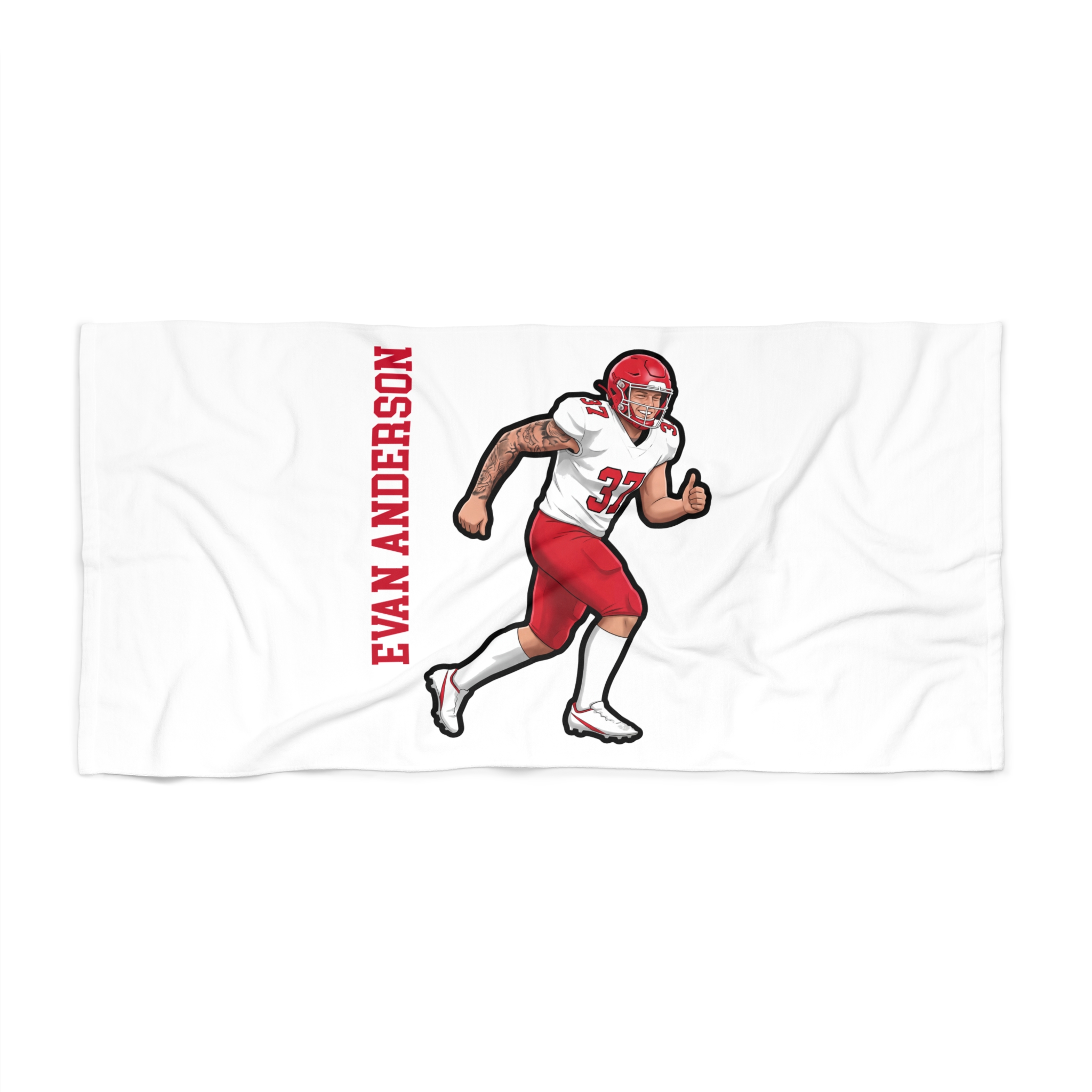 Beach Towel — character_name_vertical in Classic