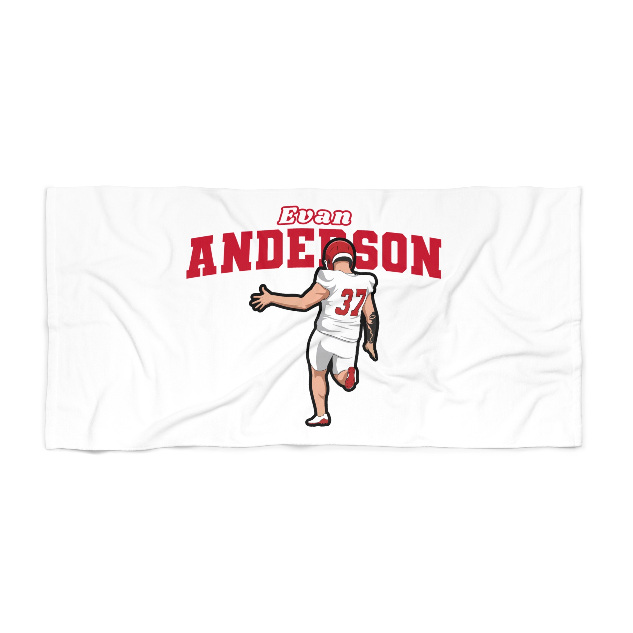 Beach Towel — character_name_arch in Classic