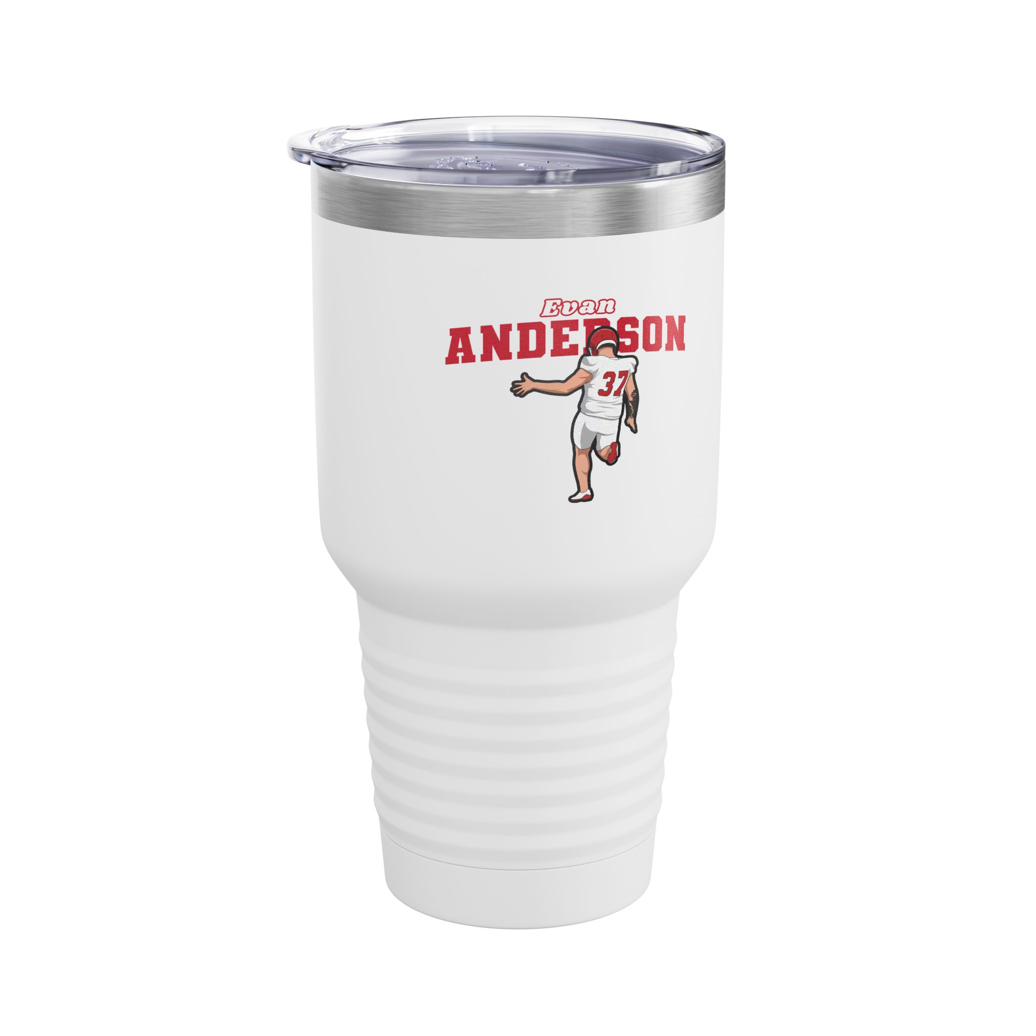 30oz Tumbler — character_name_arch in White