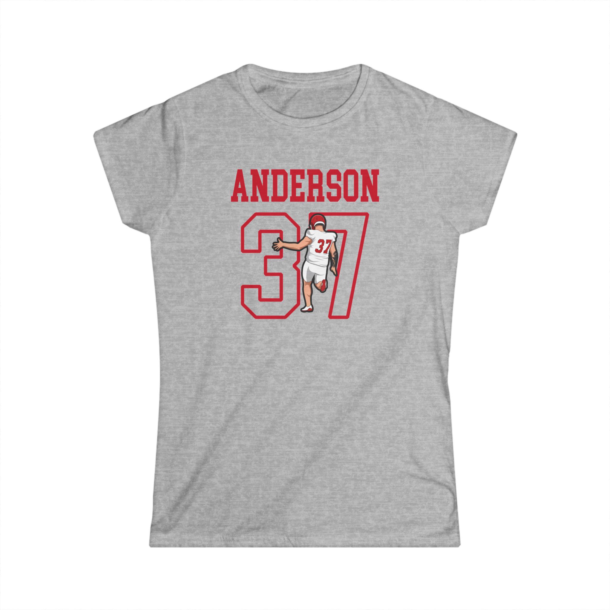 Women's Softstyle Tee — character_shirsey in Grey