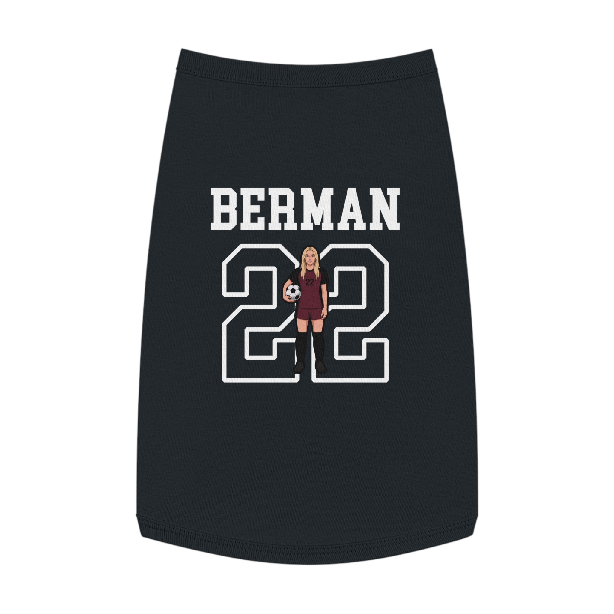 Pet Tank Top — character_shirsey in Black
