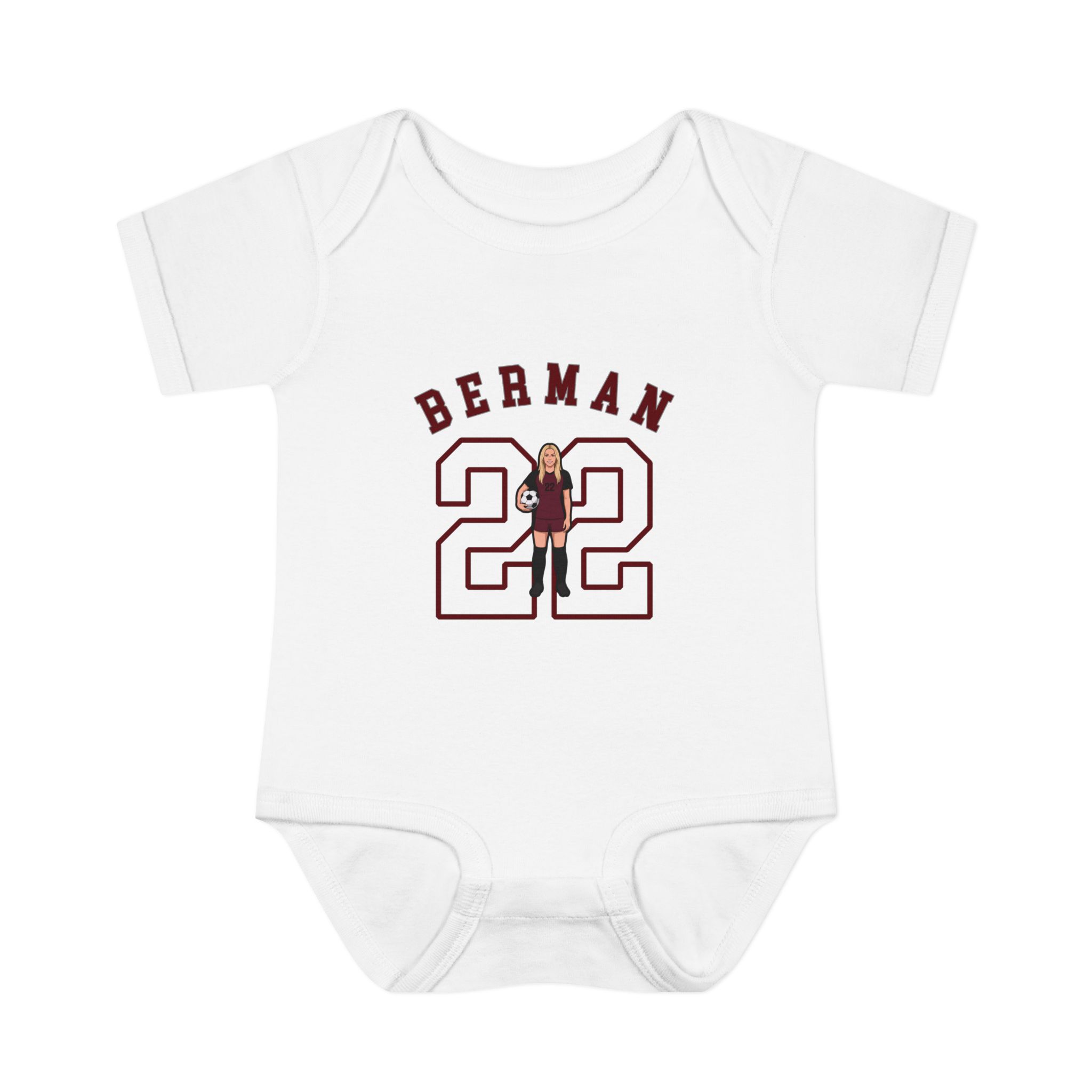Baby Onesie — character_shirsey_arch in White