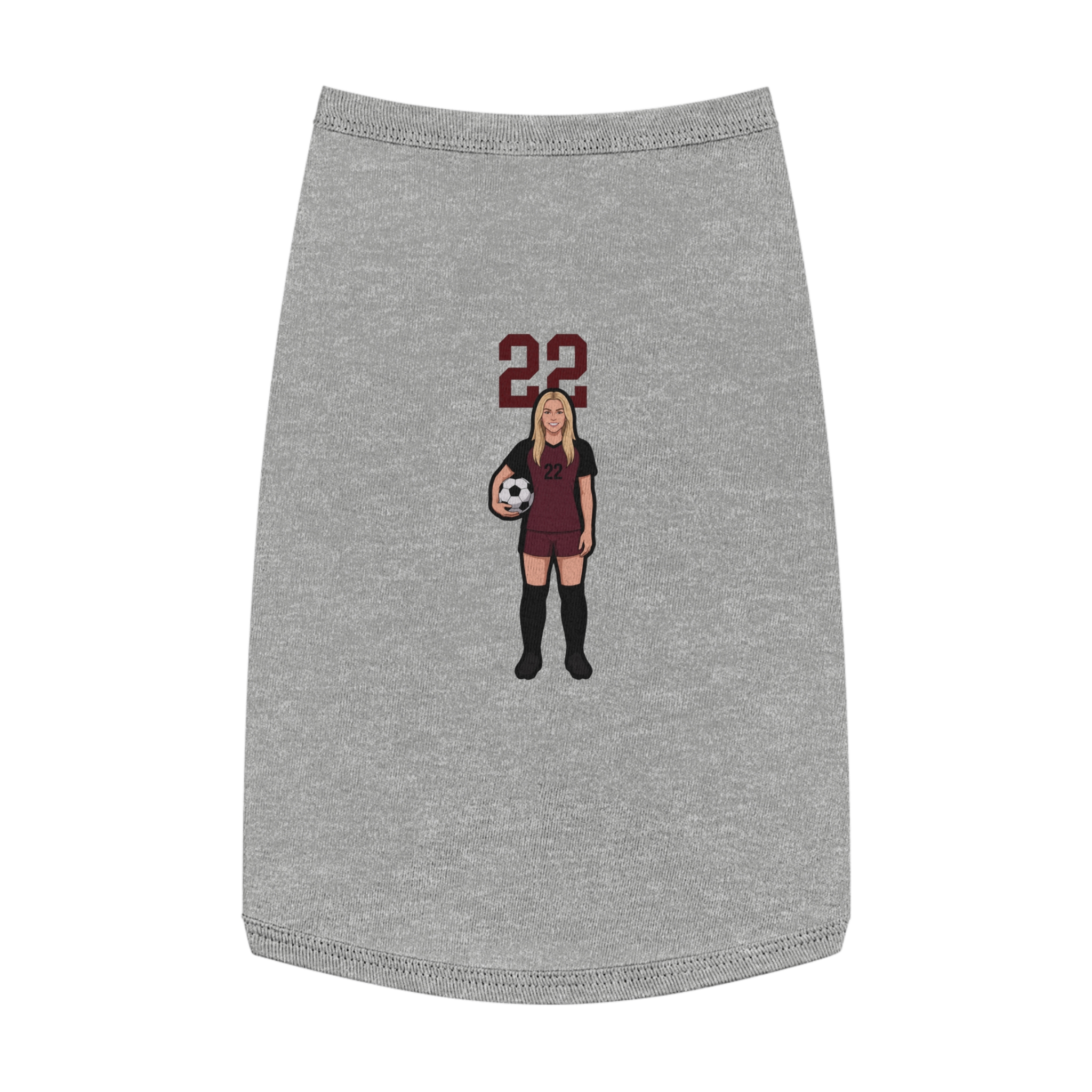 Pet Tank Top — character_number_top in White