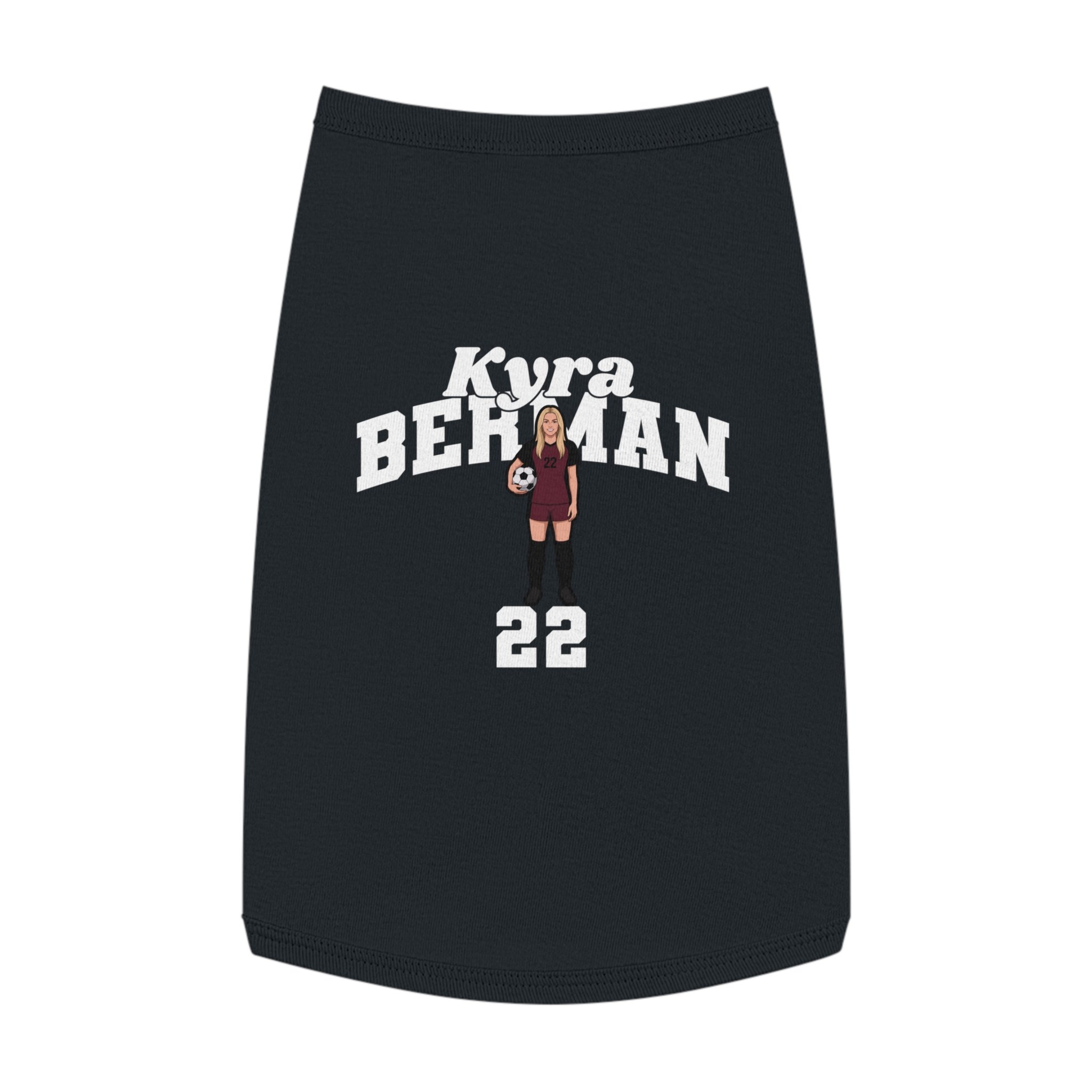 Pet Tank Top — character_signature_arch in Black
