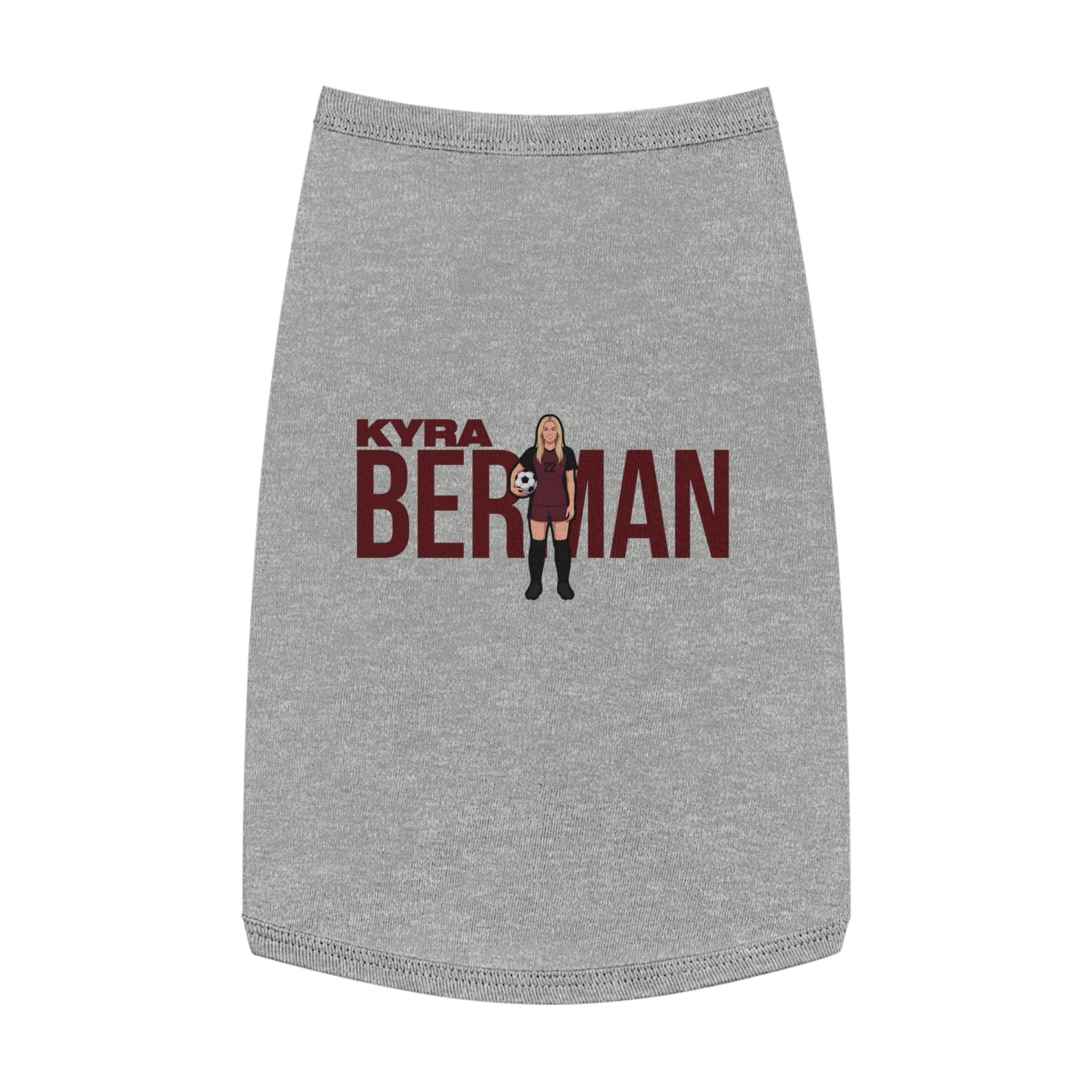 Pet Tank Top — character_player_name in White