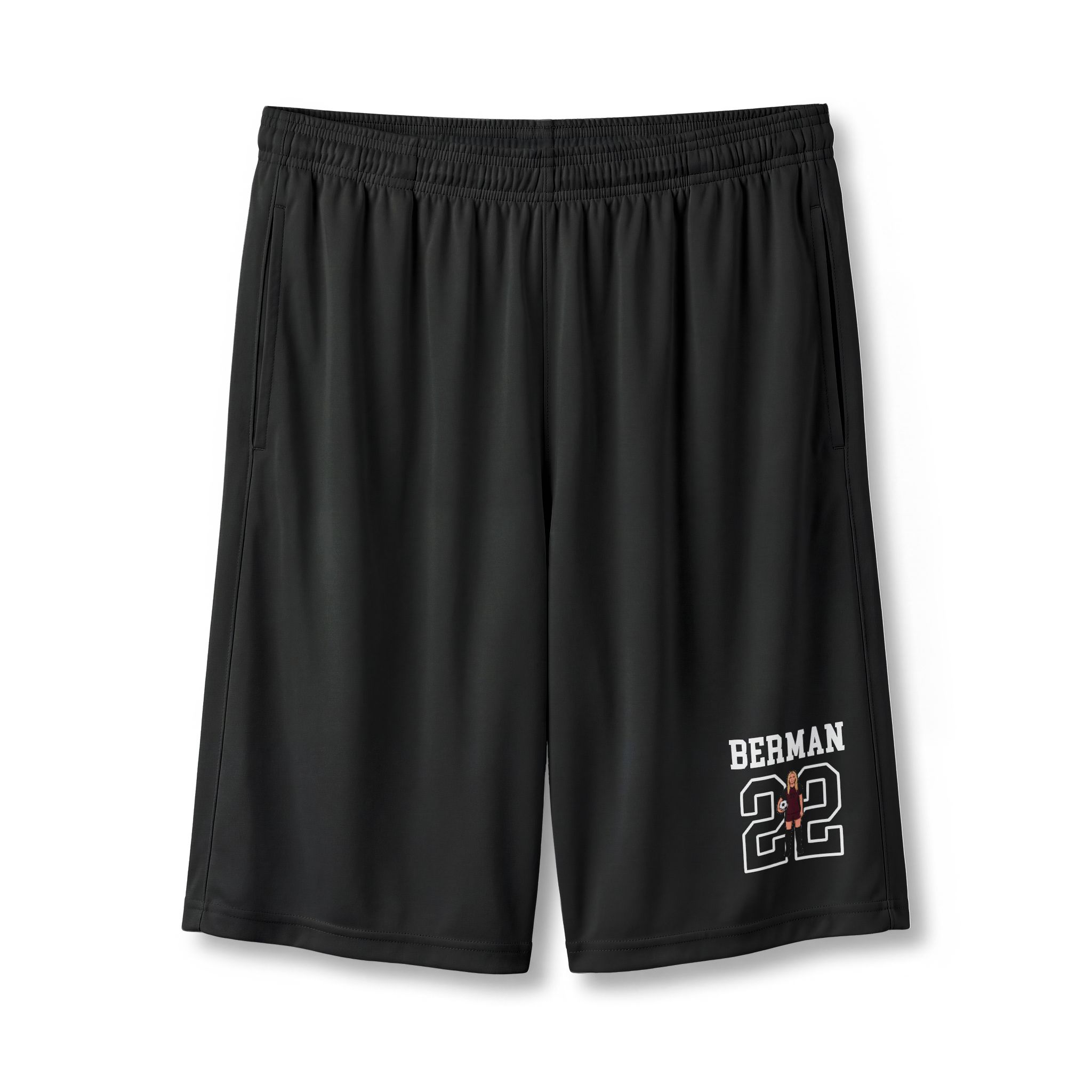 Shorts — character_shirsey in Black