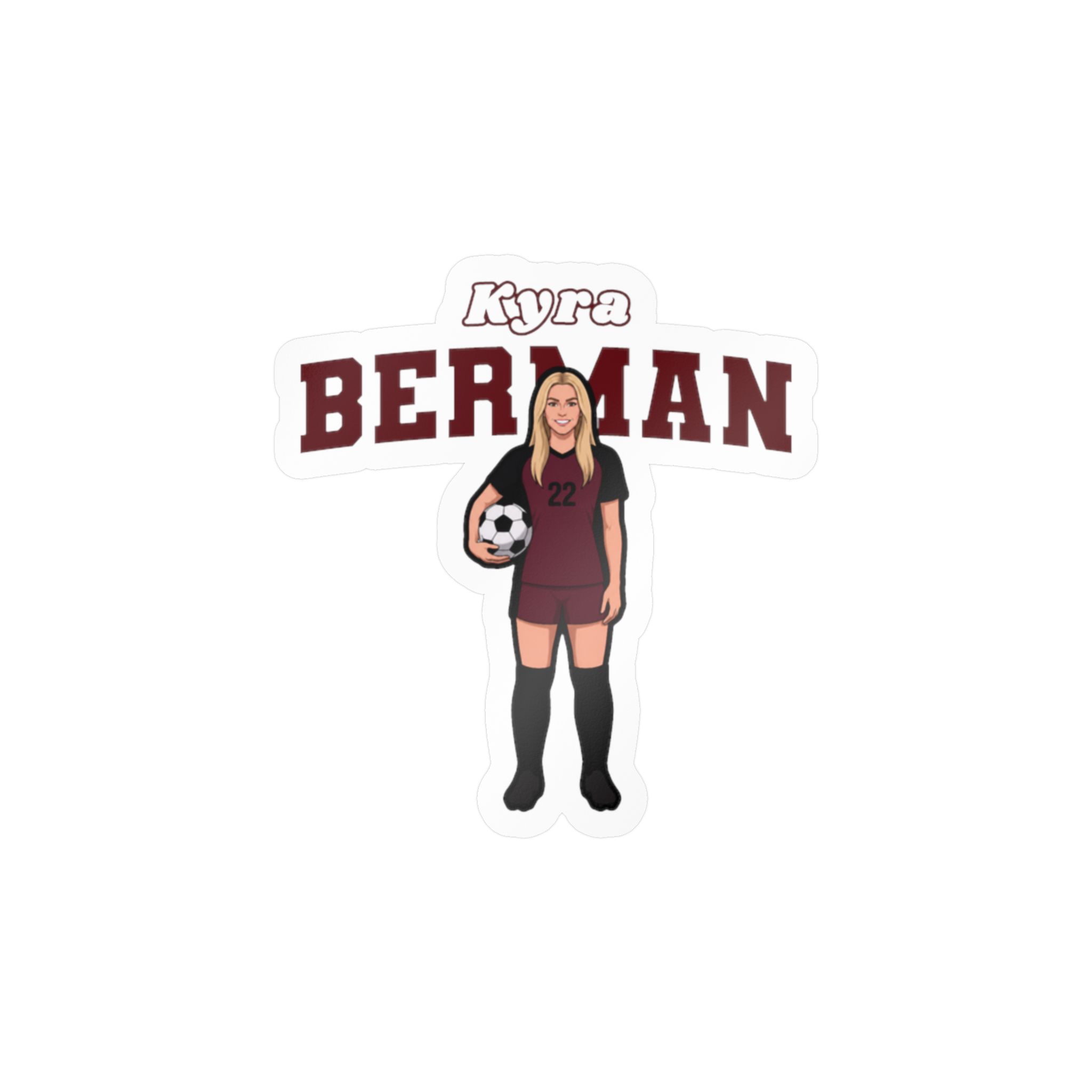 Vinyl Sticker — character_name_arch in Classic