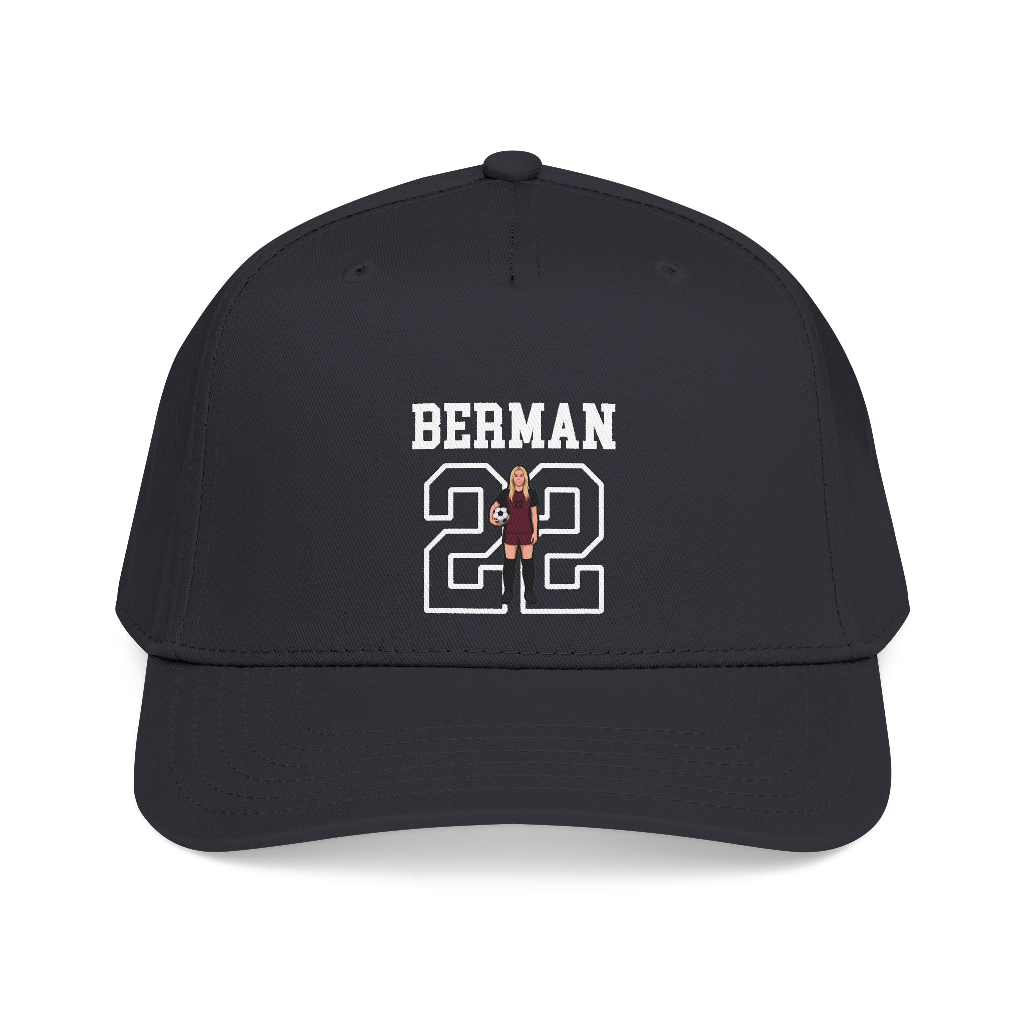 Baseball Cap — character_shirsey in Black