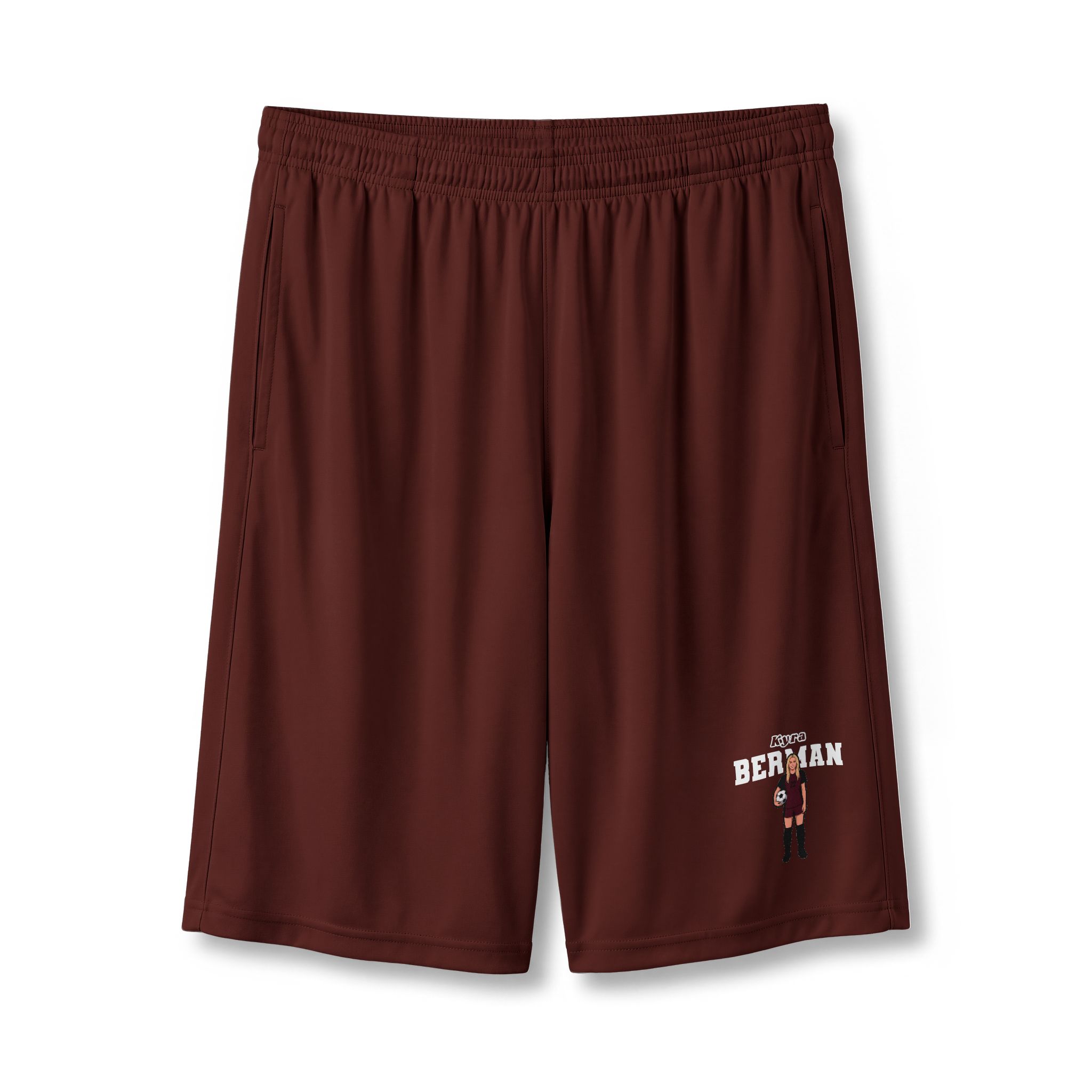 Shorts — character_name_arch in Maroon