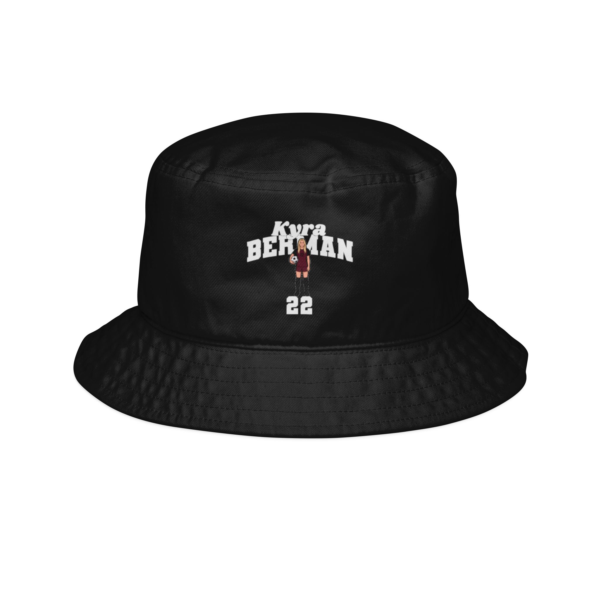 Bucket Hat — character_signature_arch in Black