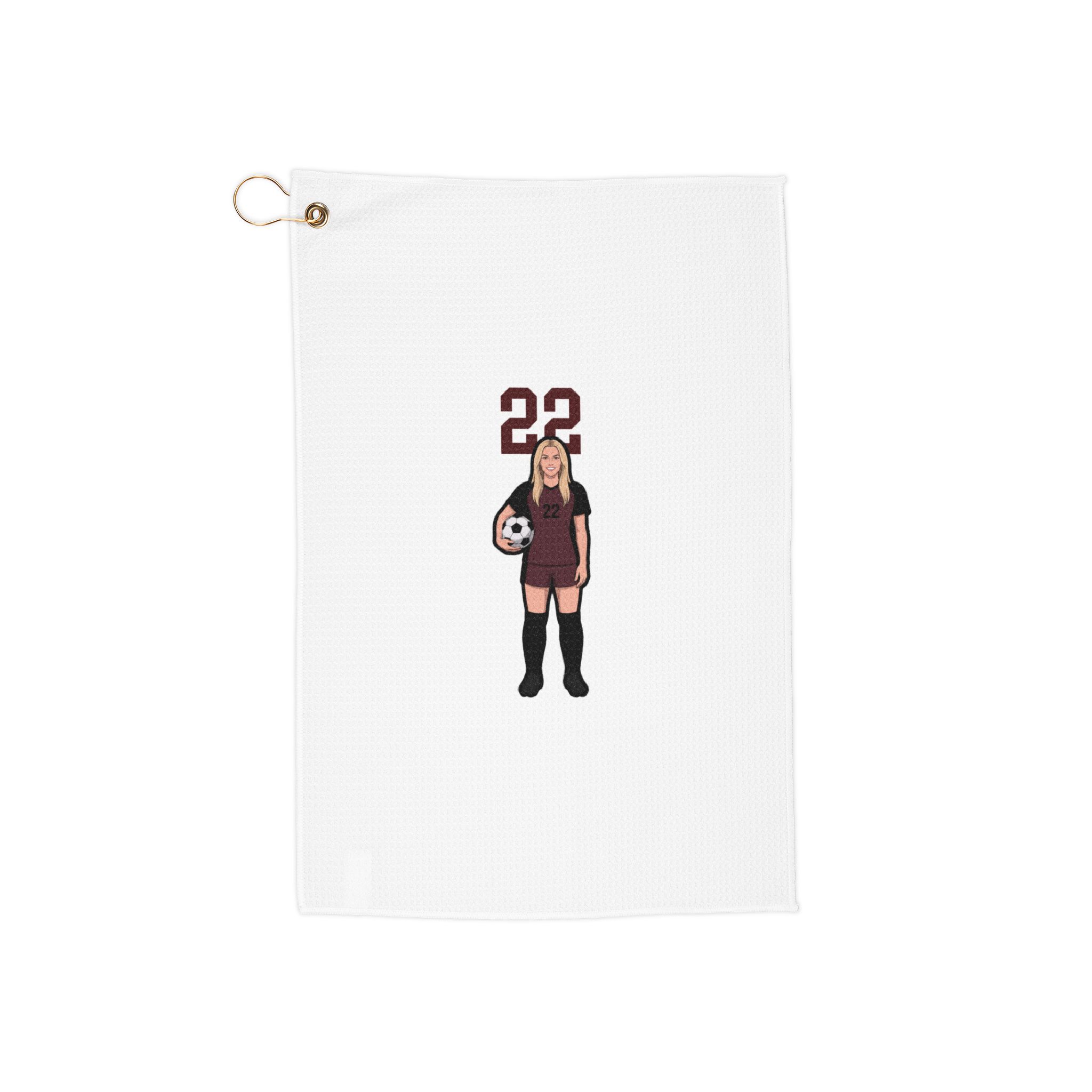 Golf Towel — character_number_top in Classic