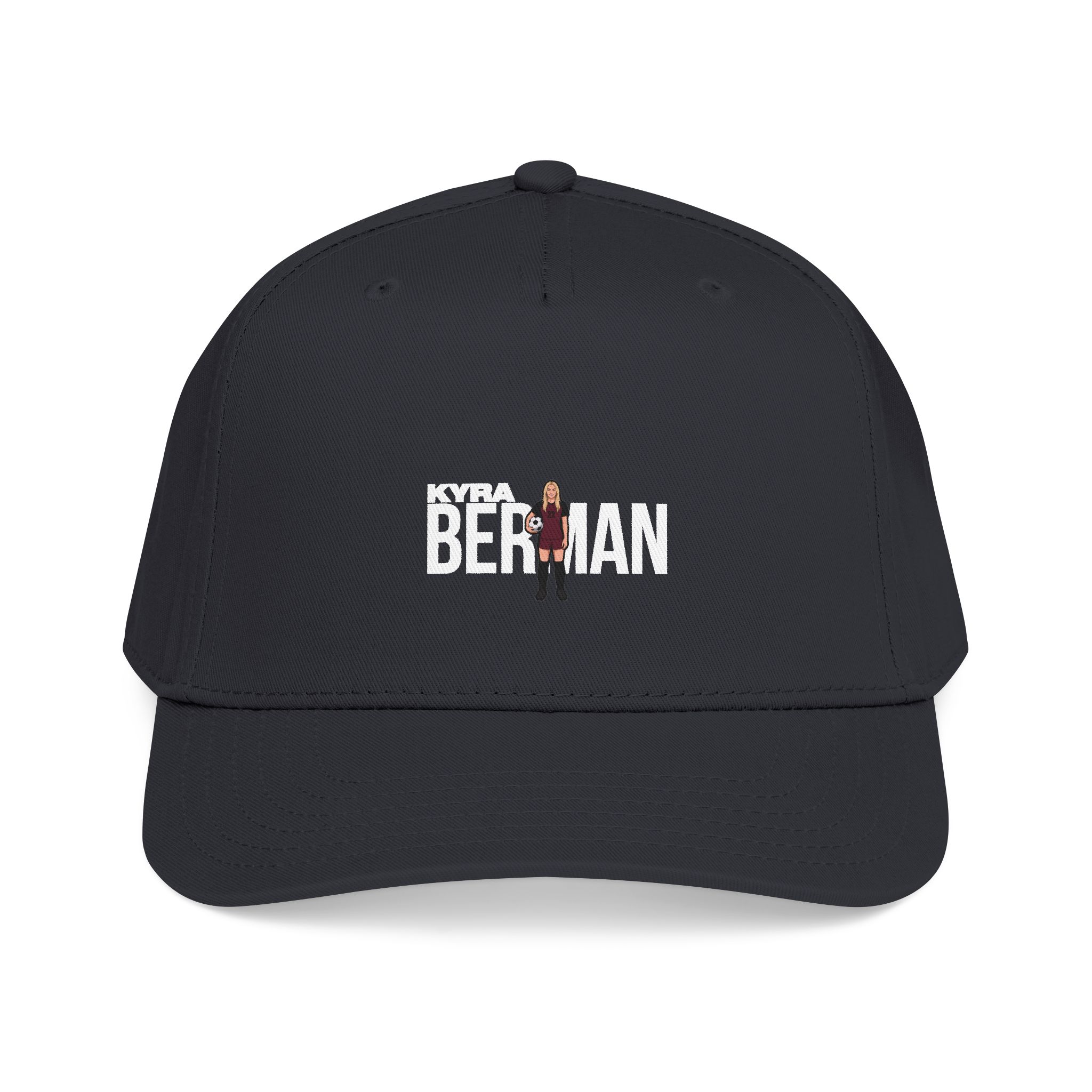 Baseball Cap — character_player_name in Black