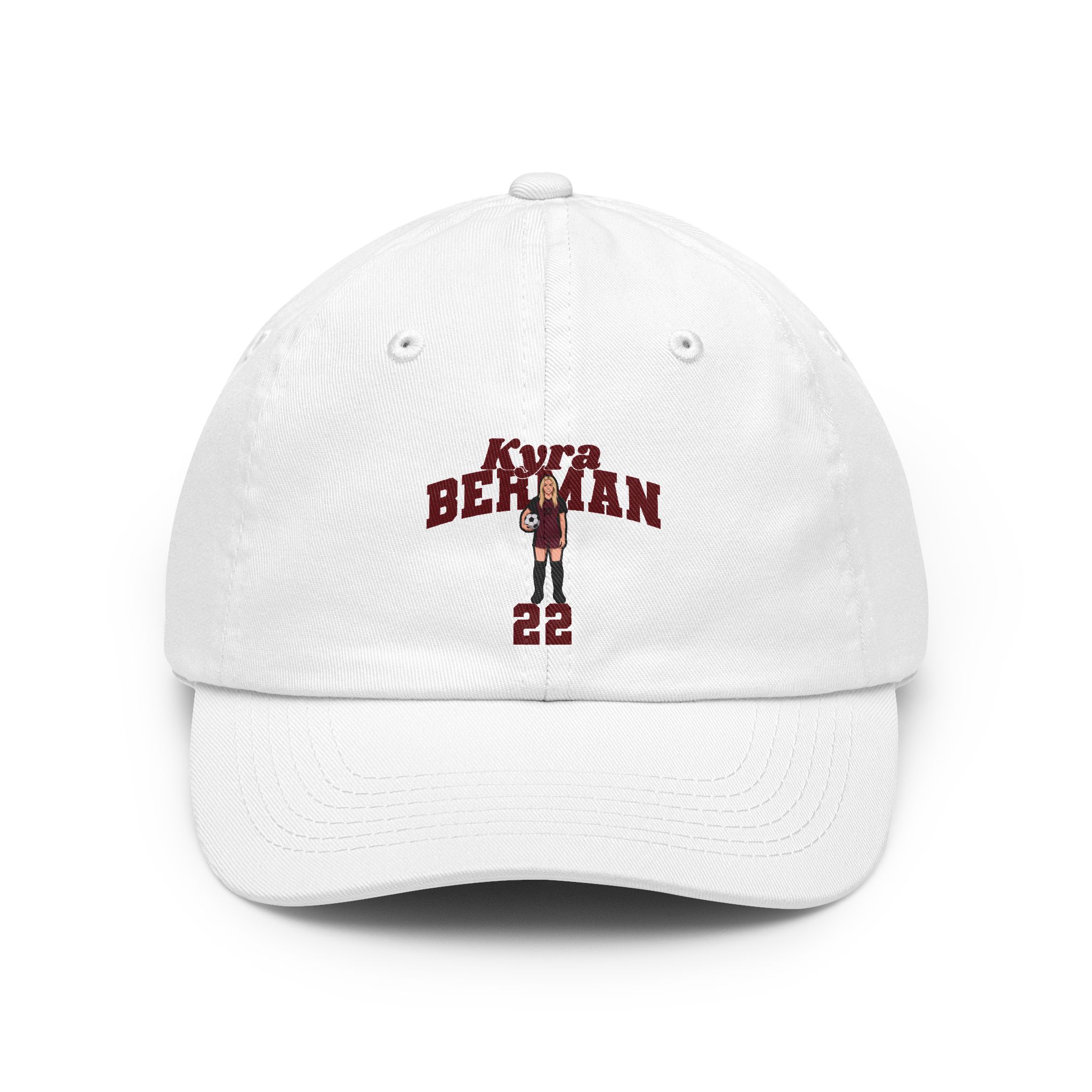 Classic Cap — character_signature_arch in White