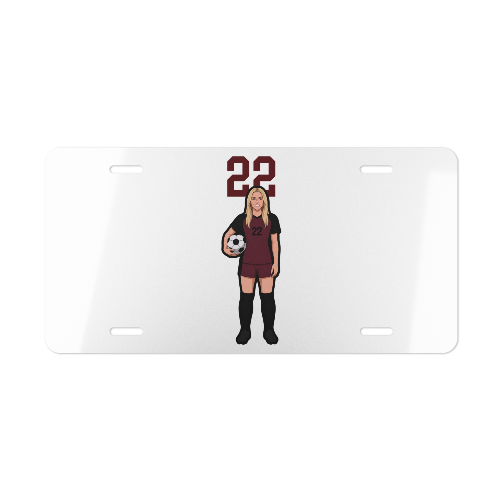 License Plate — character_number_top in Classic