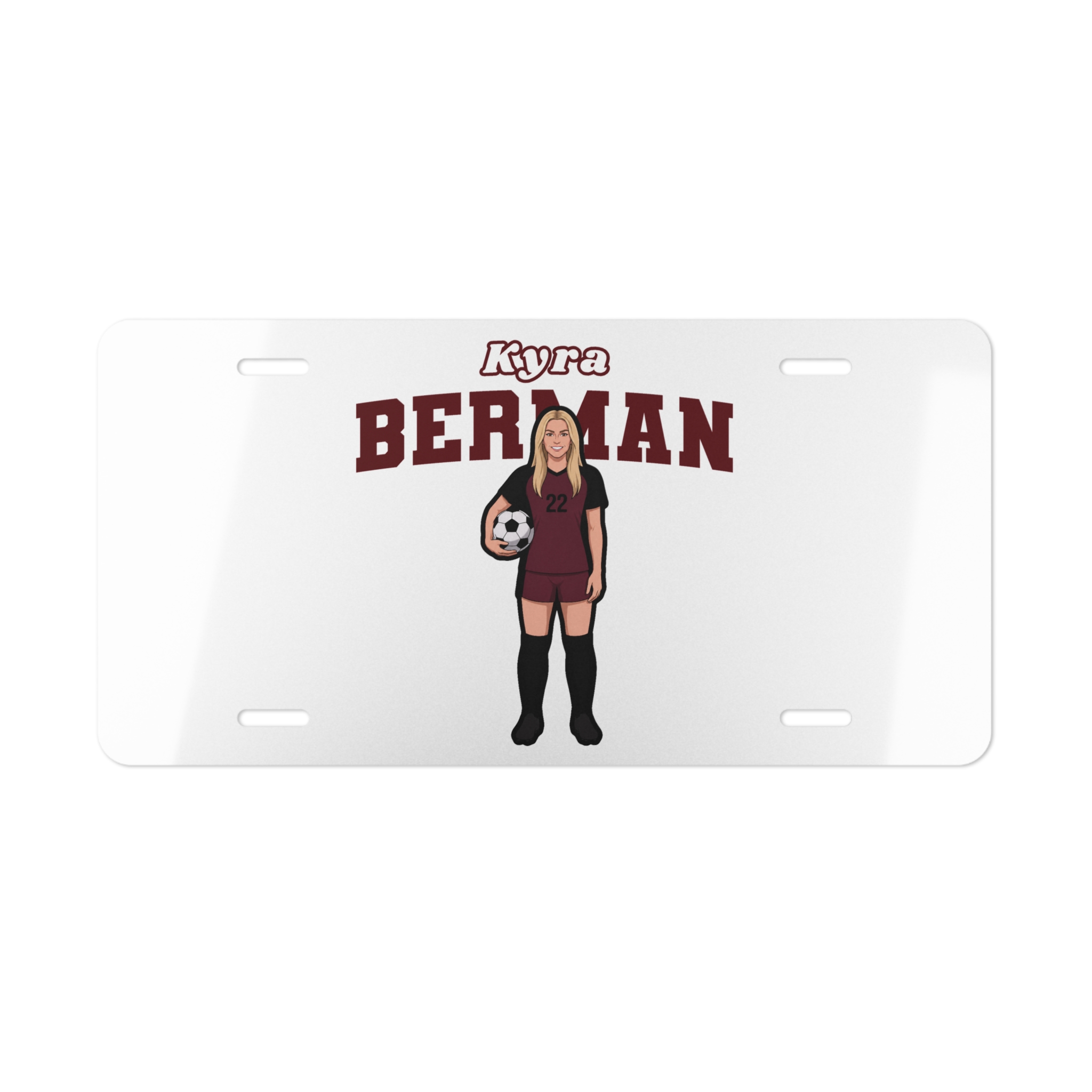 License Plate — character_name_arch in Classic