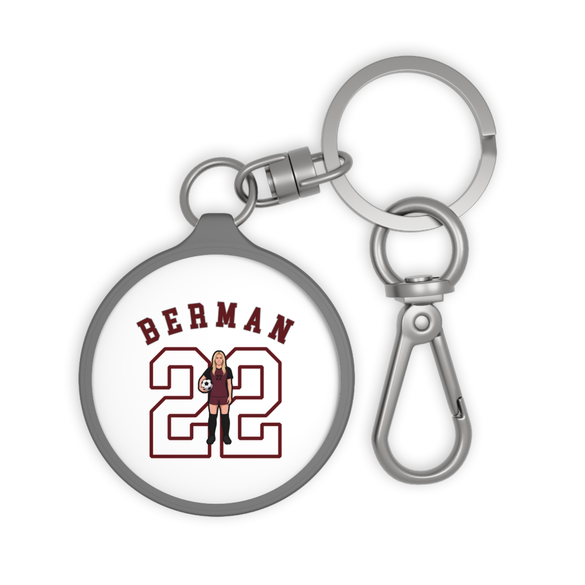 Keychain — character_shirsey_arch in Grey