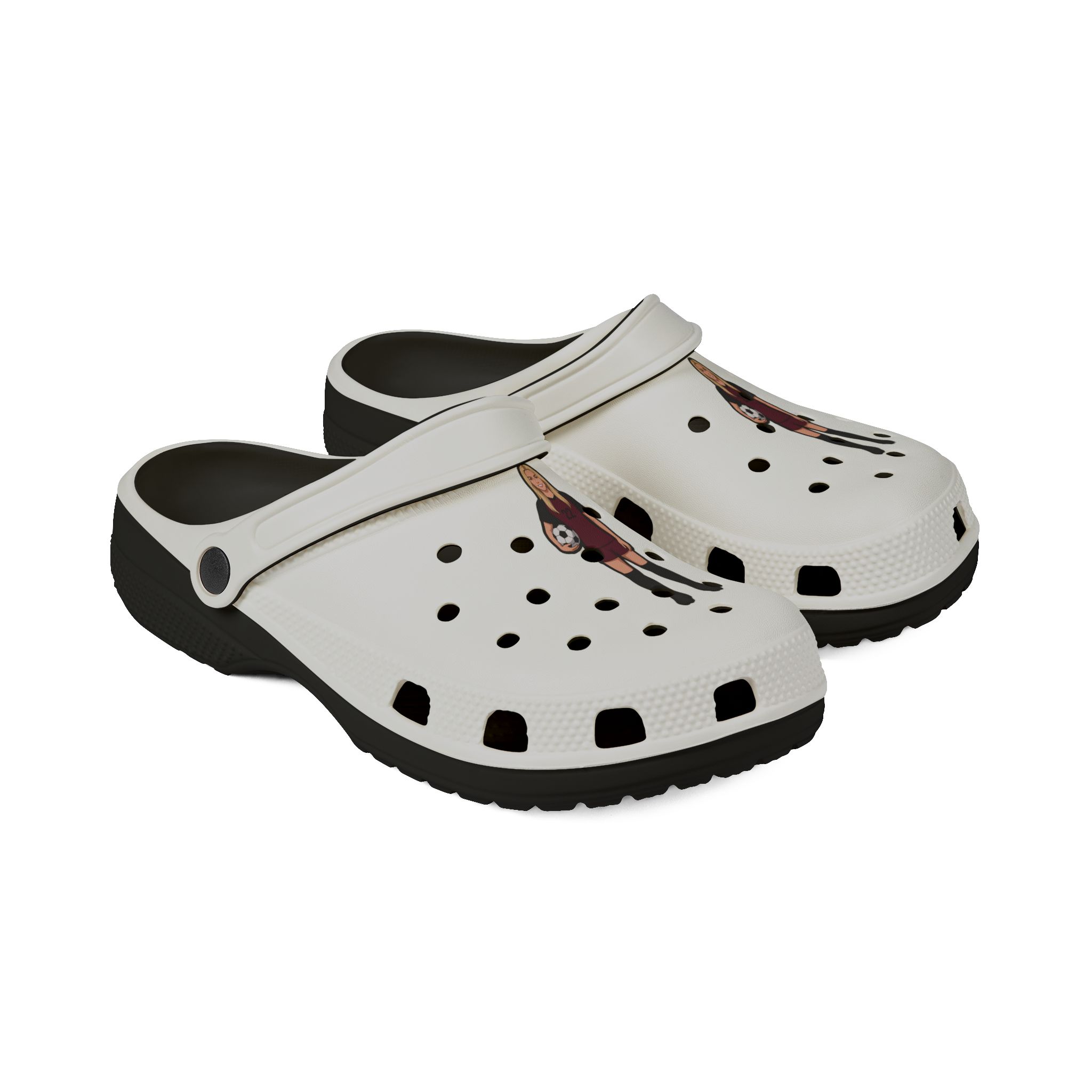 Rubber Clogs — character_name_vertical in Black