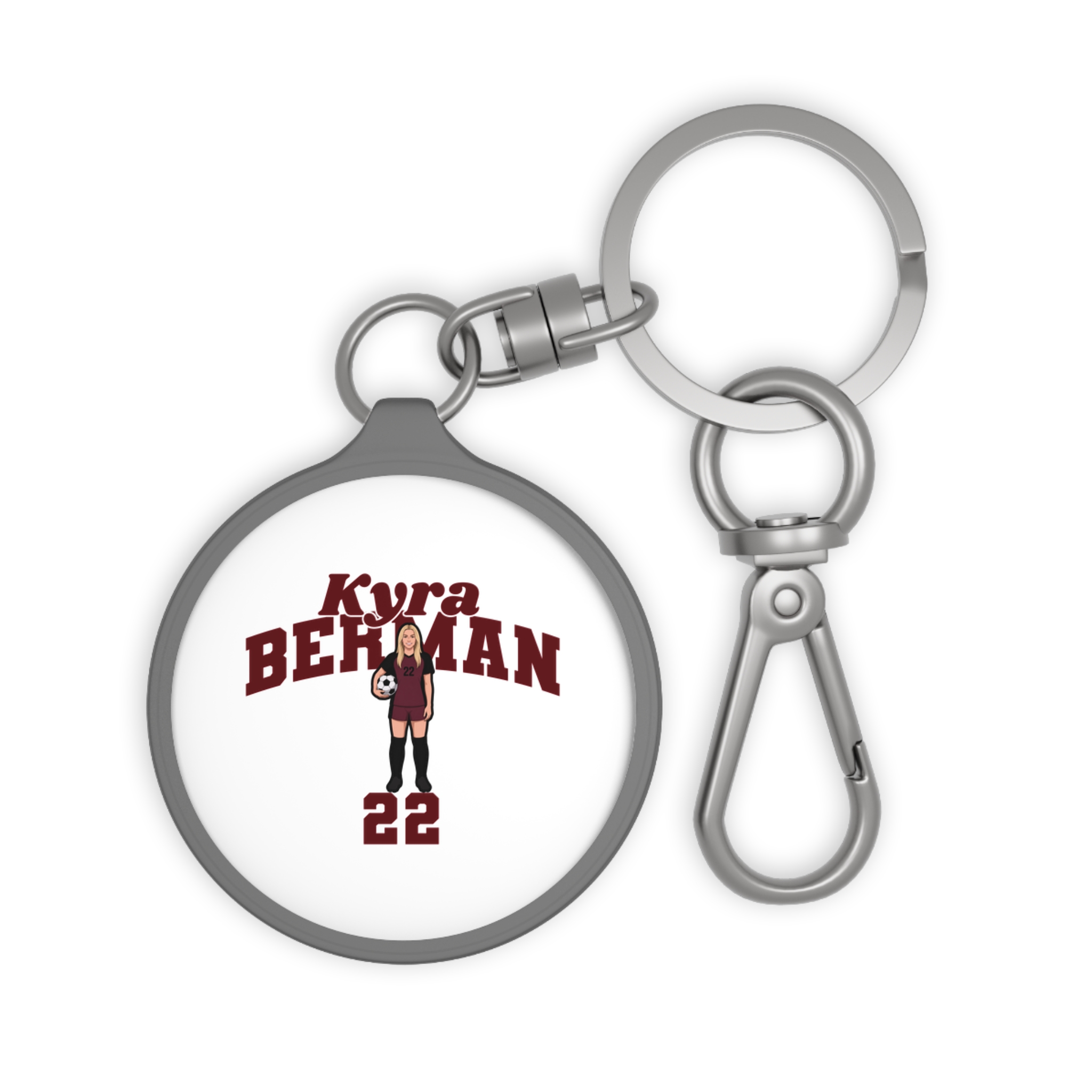Keychain — character_signature_arch in Grey