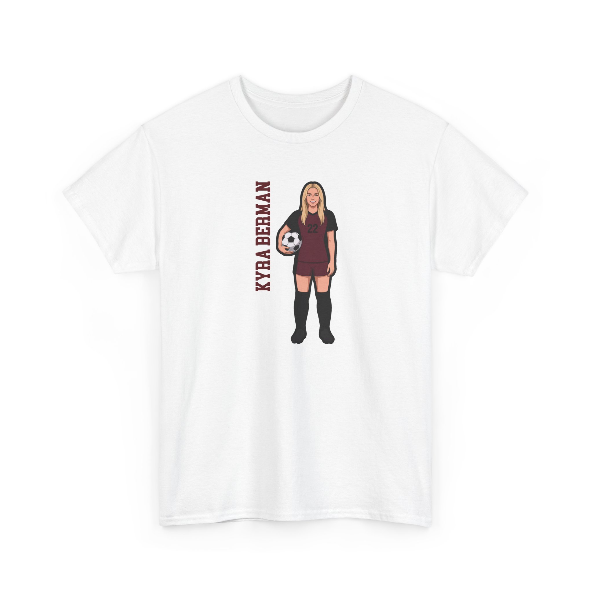 Tee — character_name_vertical in White