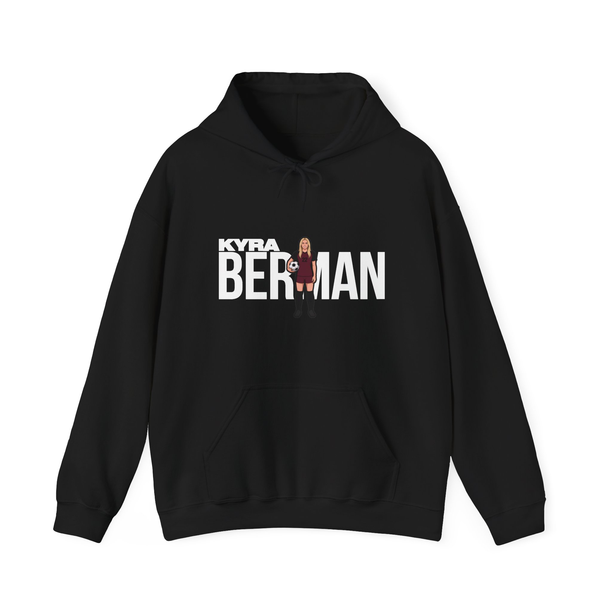 Hoodie — character_player_name in Black